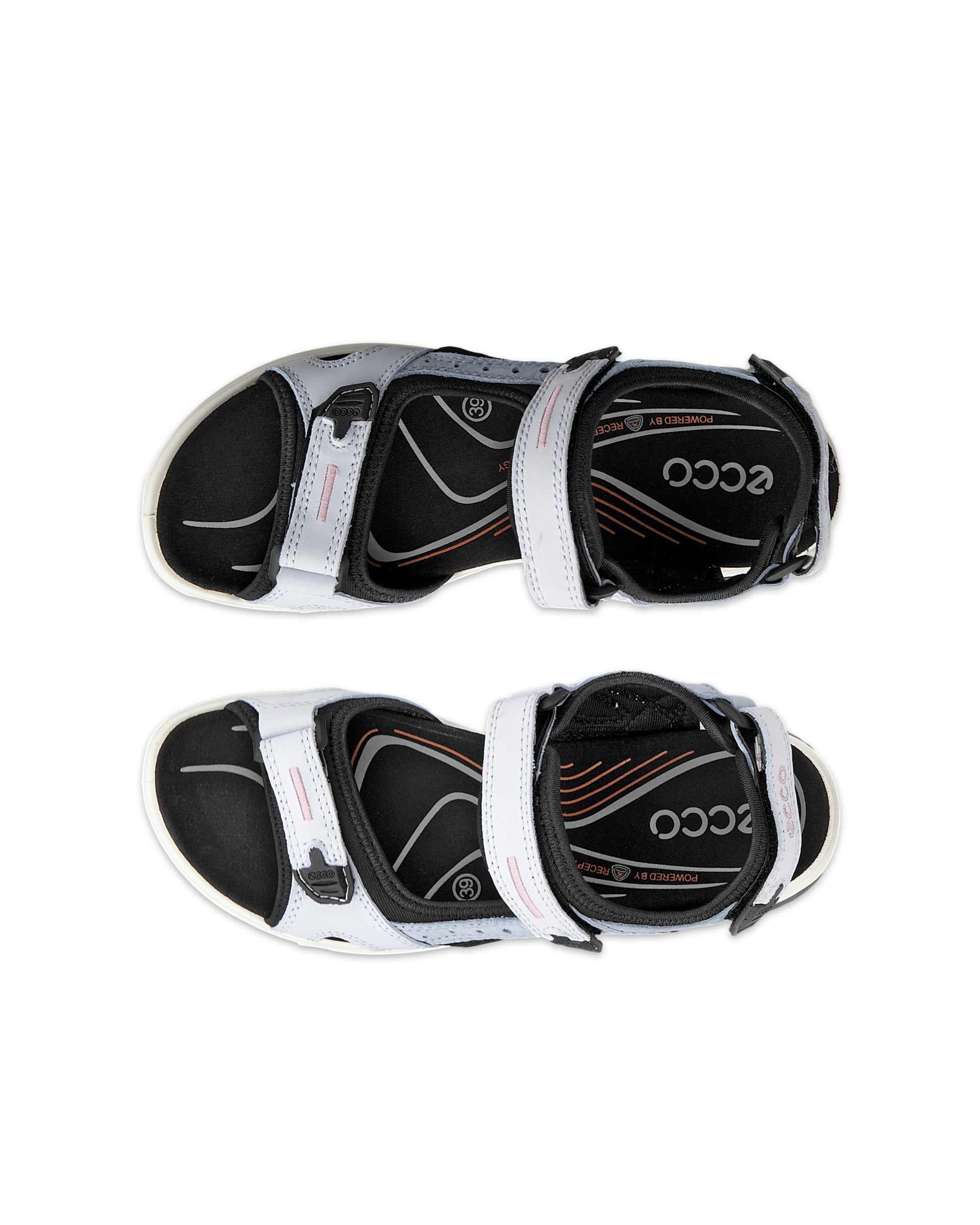 ECCO® Offroad Yucatan Damen Trekkingsandale aus Nubukleder - Blau - Top left pair