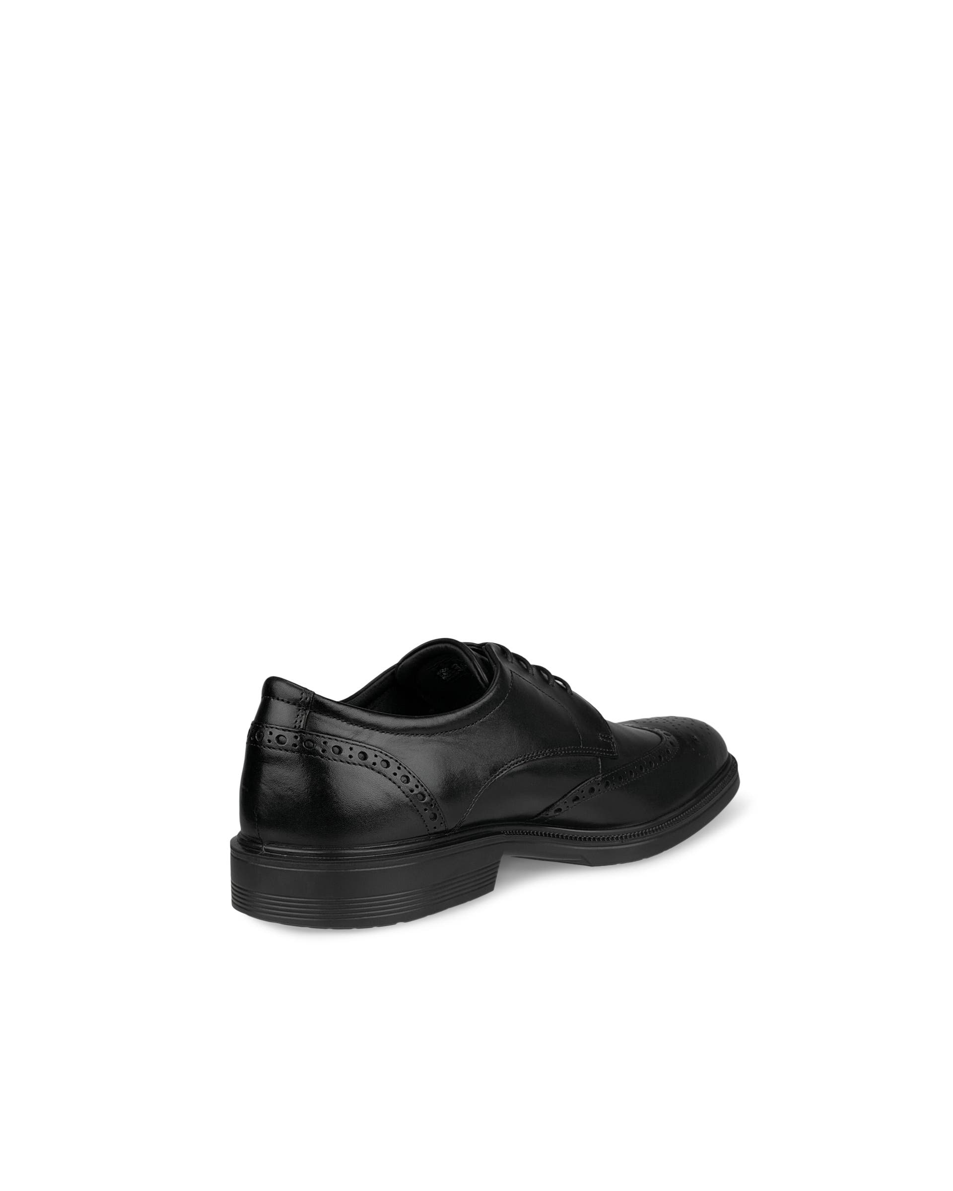 ECCO Men Lisbon Brogue Tie - Black - Back