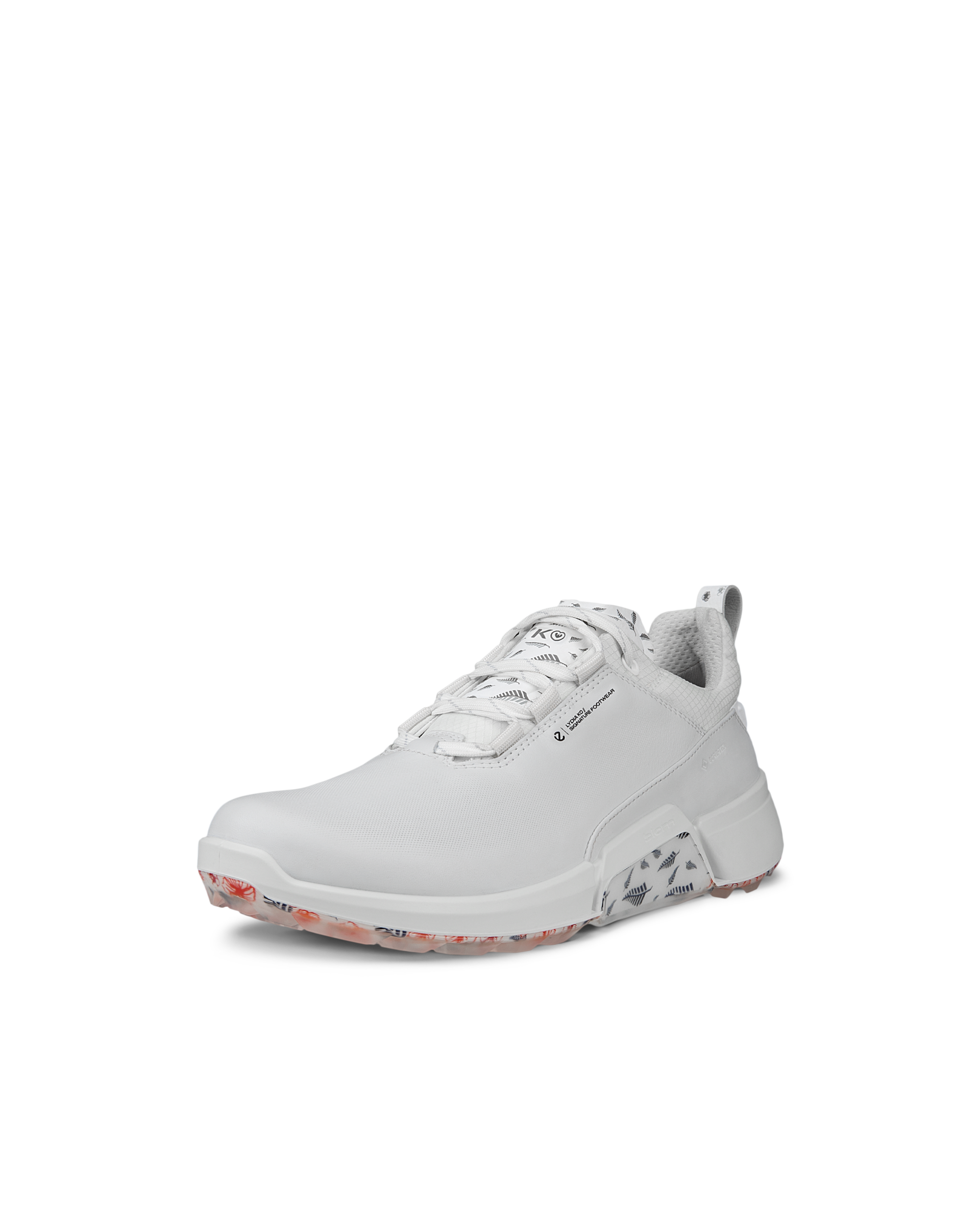 ECCO Golf BIOM H4 (Lydia Ko Edition) ウィメンズ レザーGore-Texゴルフシューズ - ホワイト - Main