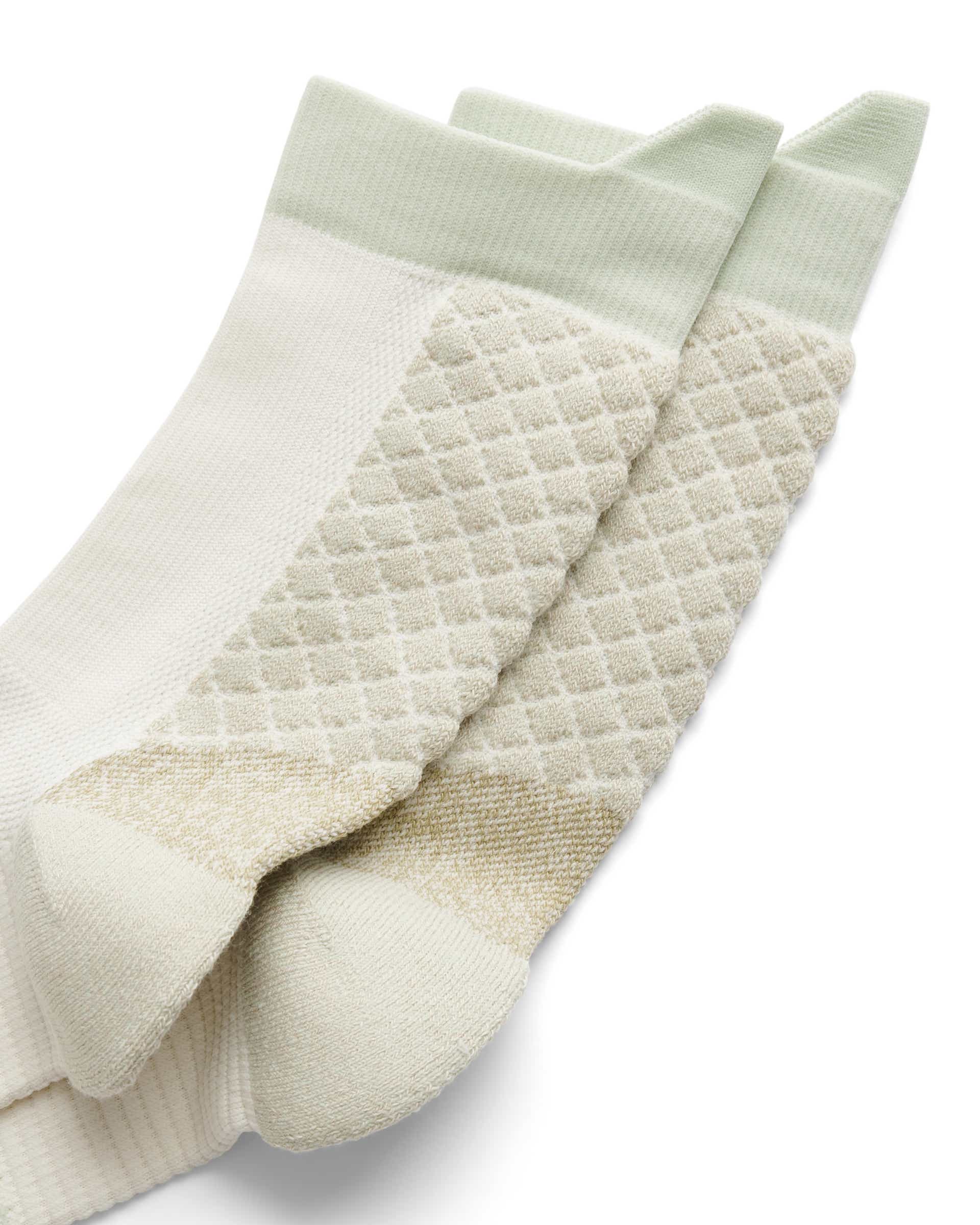 ECCO Tech ユニセックス ファンクショナルミッドカットソックス - ベージュ - Detail-1