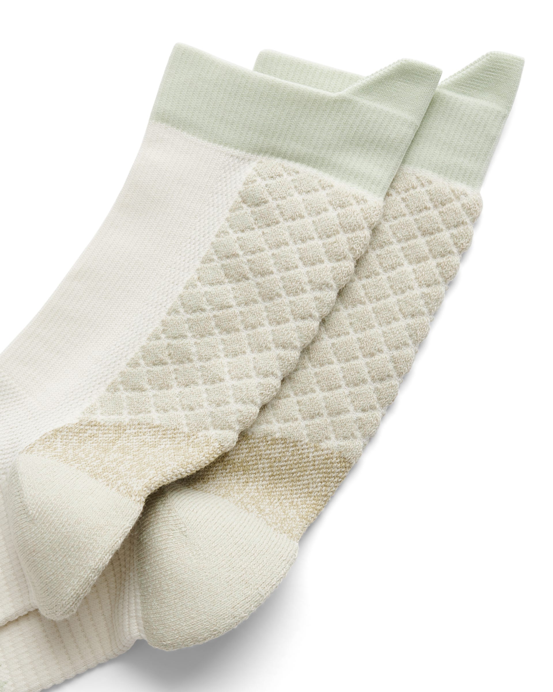 ECCO Tech ユニセックス ファンクショナルミッドカットソックス - ベージュ - Detail-1