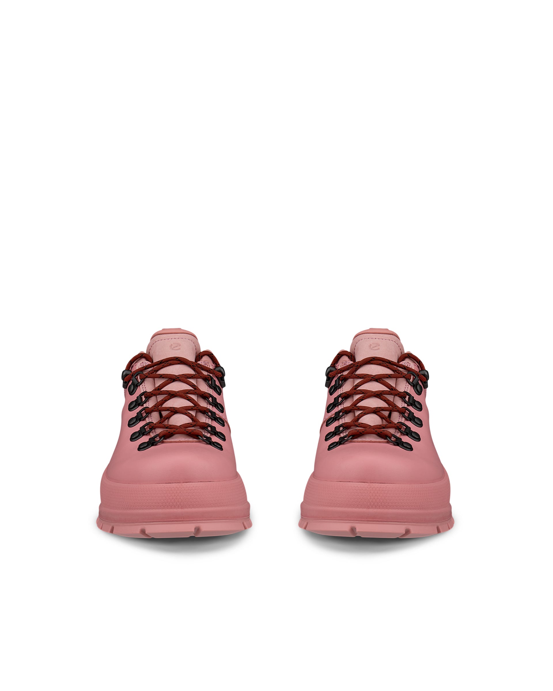 ECCO® Track 30 Damen Ledersneaker - Rosa - Front pair