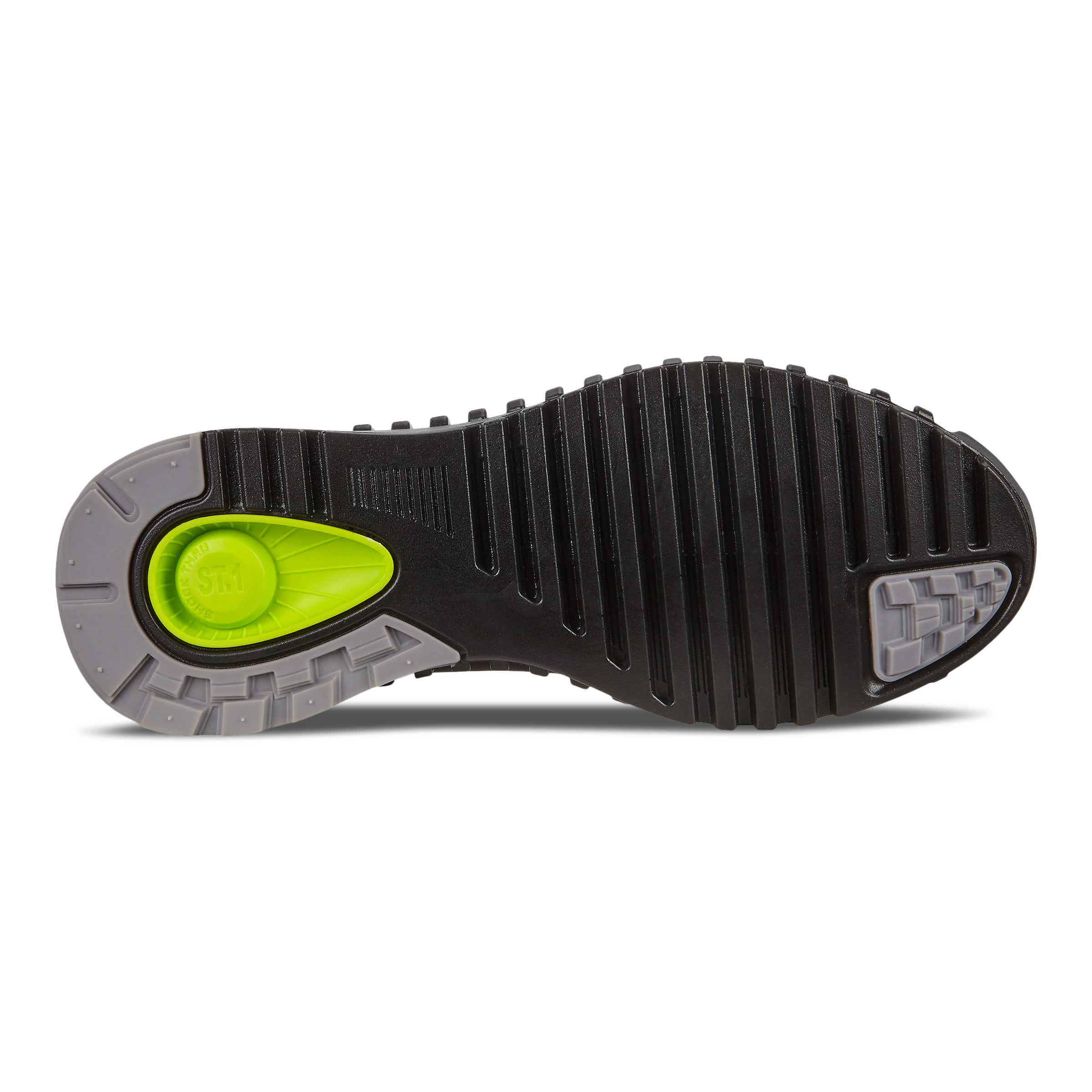 ECCO Zipflex Low メンズ レザースニーカー - ブラック - Sole