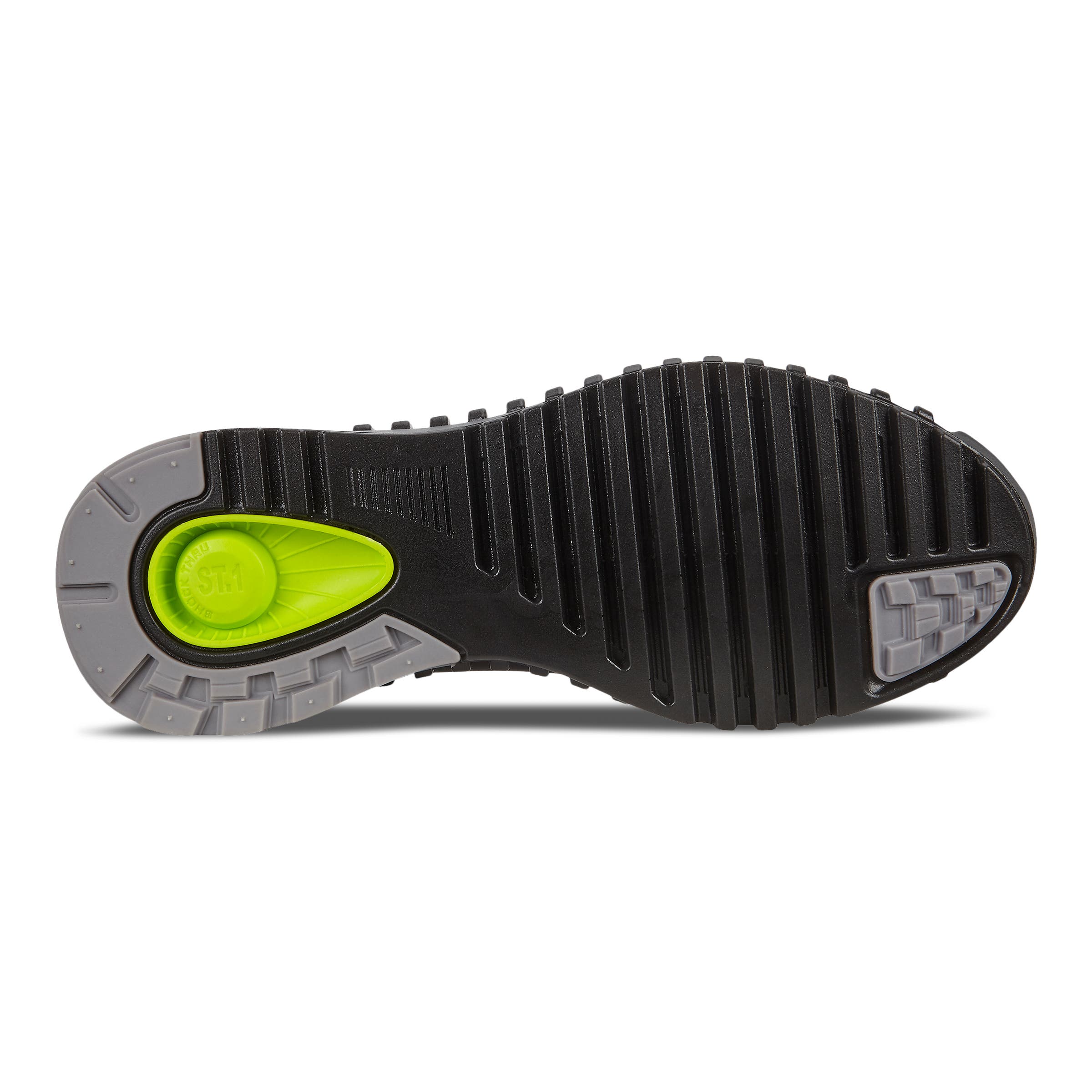 ECCO Zipflex Low メンズ レザースニーカー - ブラック - Sole