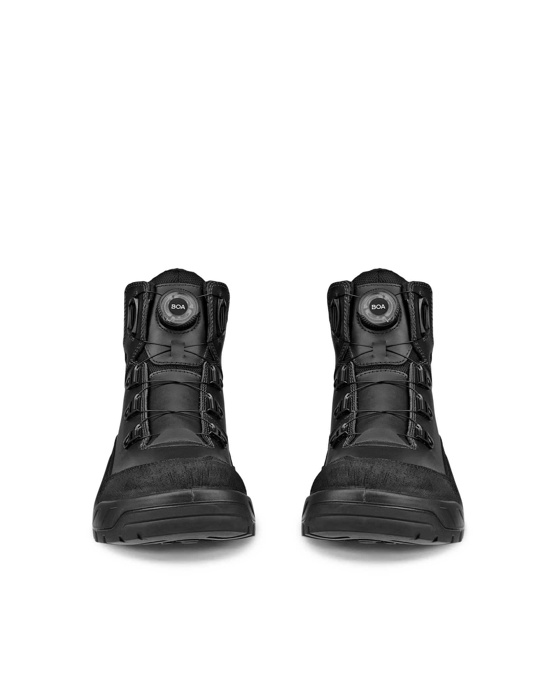 ECCO® OFFROAD Herren Wasserdichte Wanderschuh aus aus Leder - Schwarz - Front pair