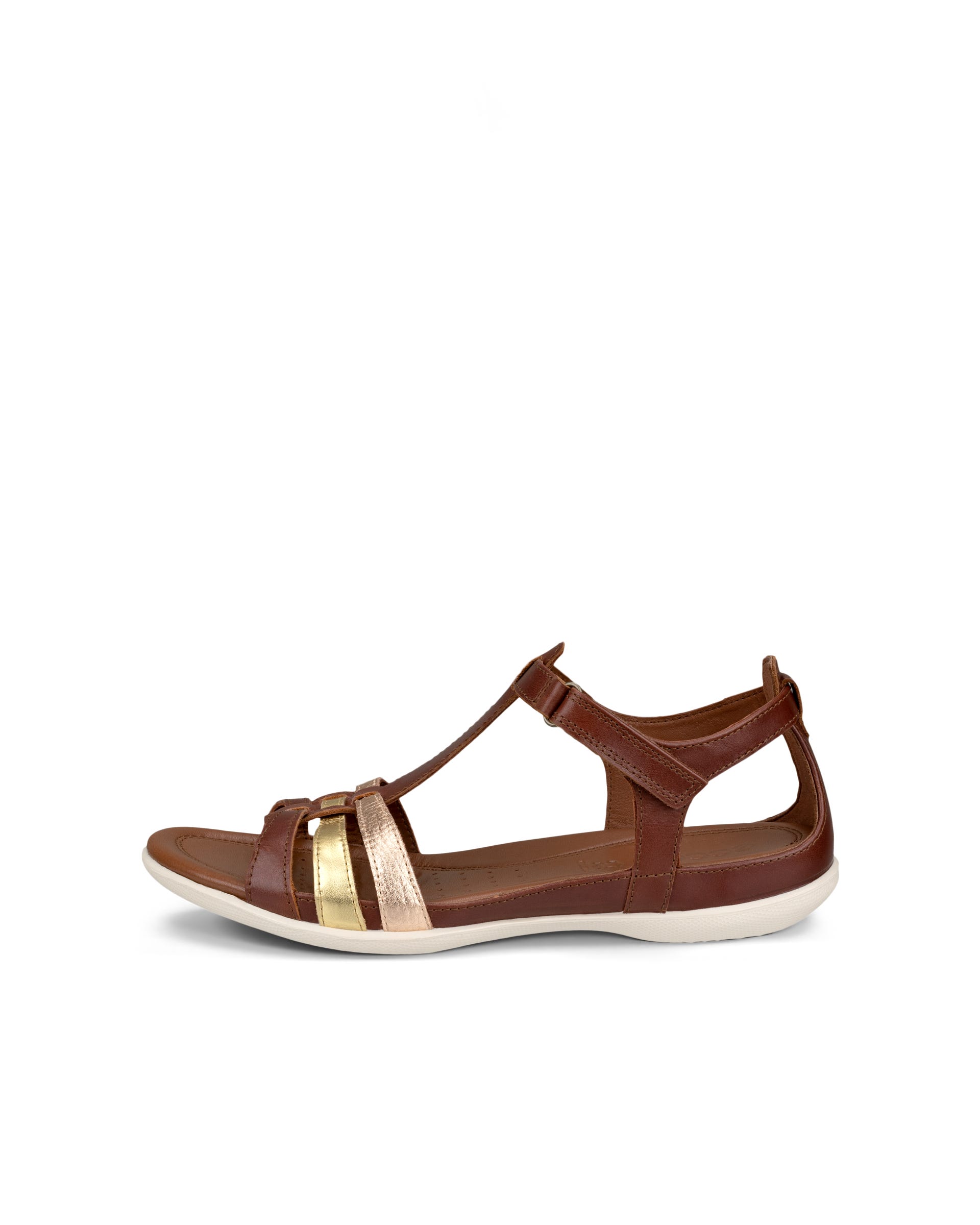 Women's ECCO® Flash Leather T-Bar Sandal