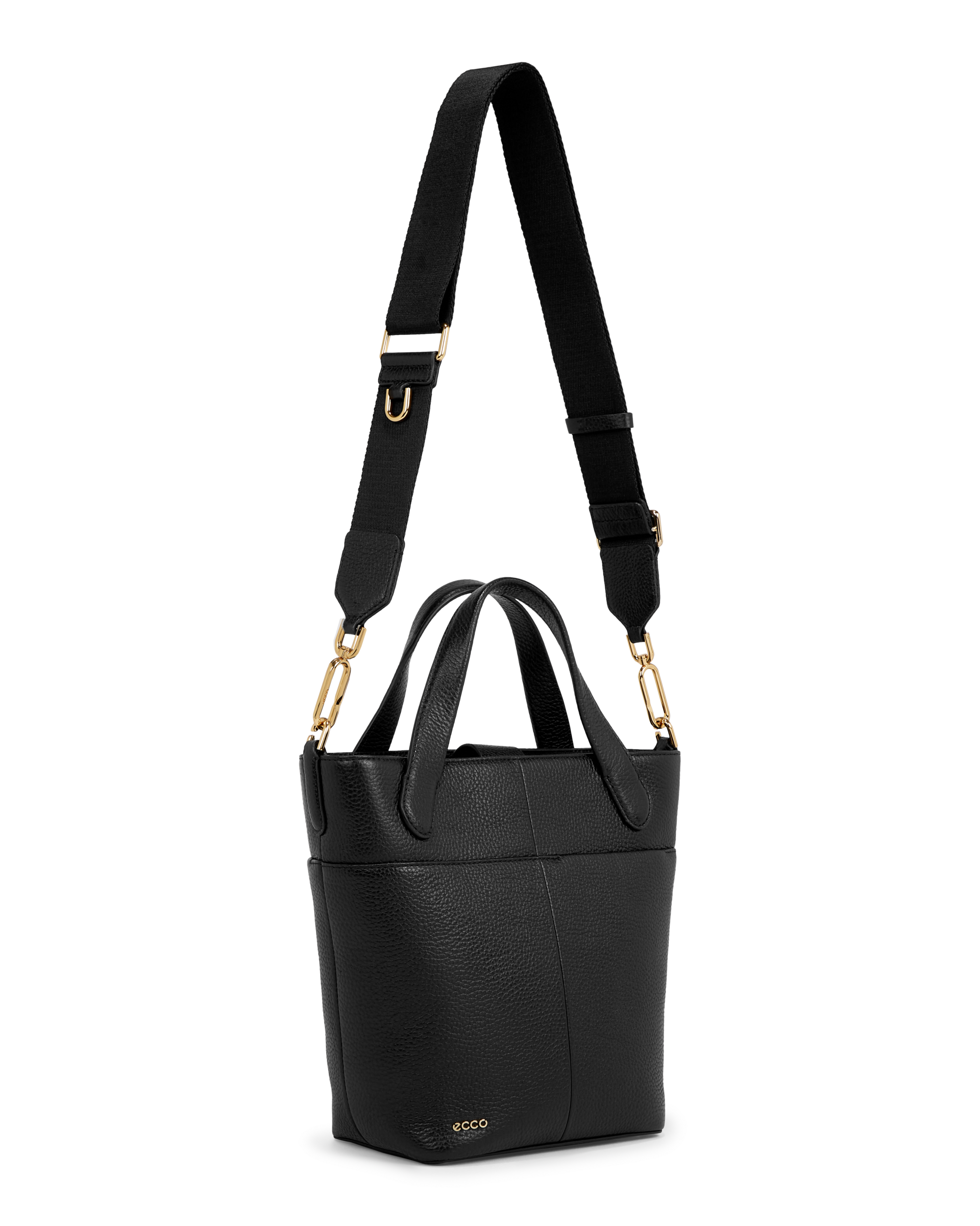 ECCO Tote Pebbled レザートートバッグ | オレンジ ECCO Tote Pebbled レザートートバッグ | オレンジ