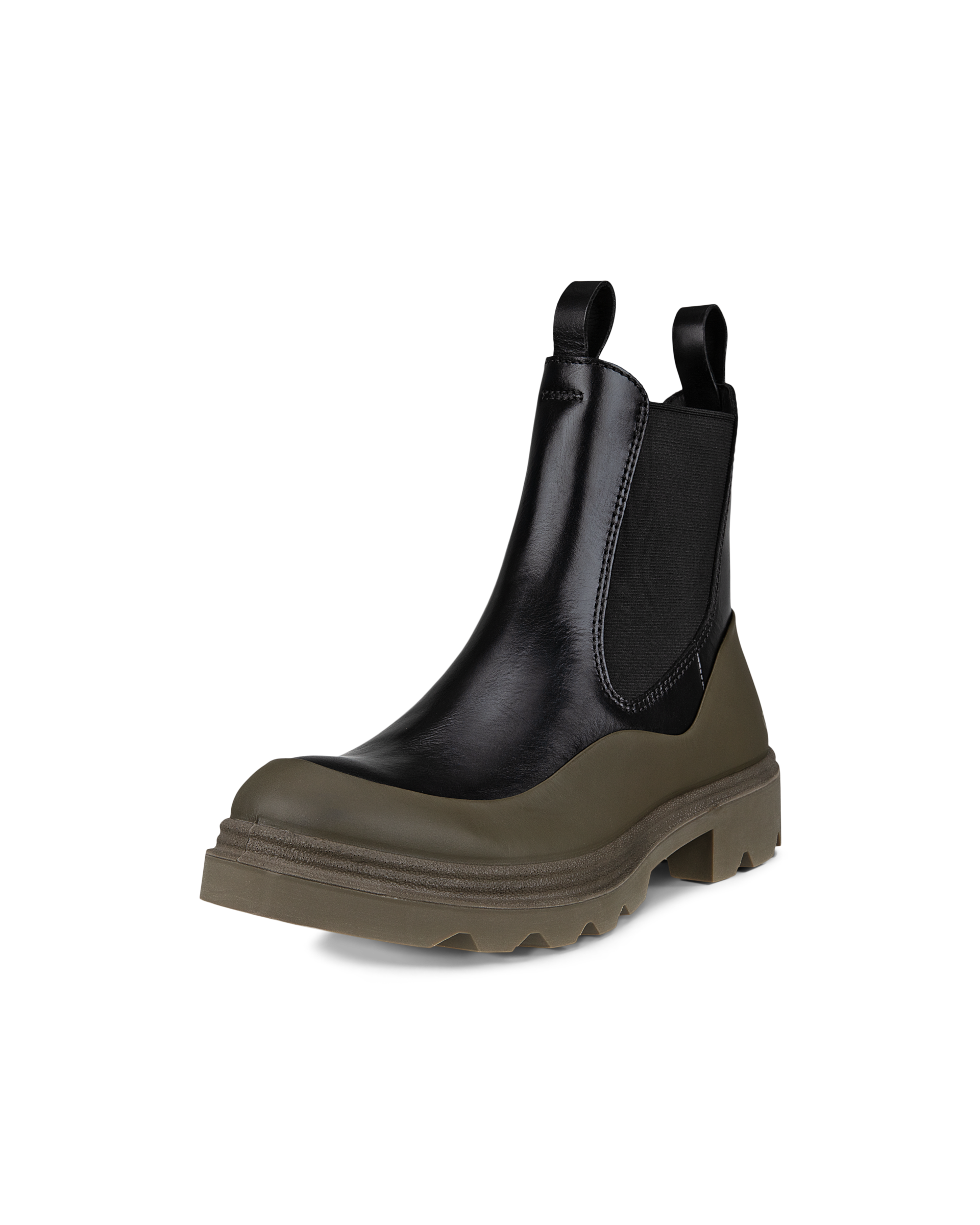 美品ECCO 現行品　Grainer サイドゴアブーツ24cm 定価39600円 ECCO 軽量厚底 GRAINER チェルシーブーツ しなやか上質カウレザー 本革