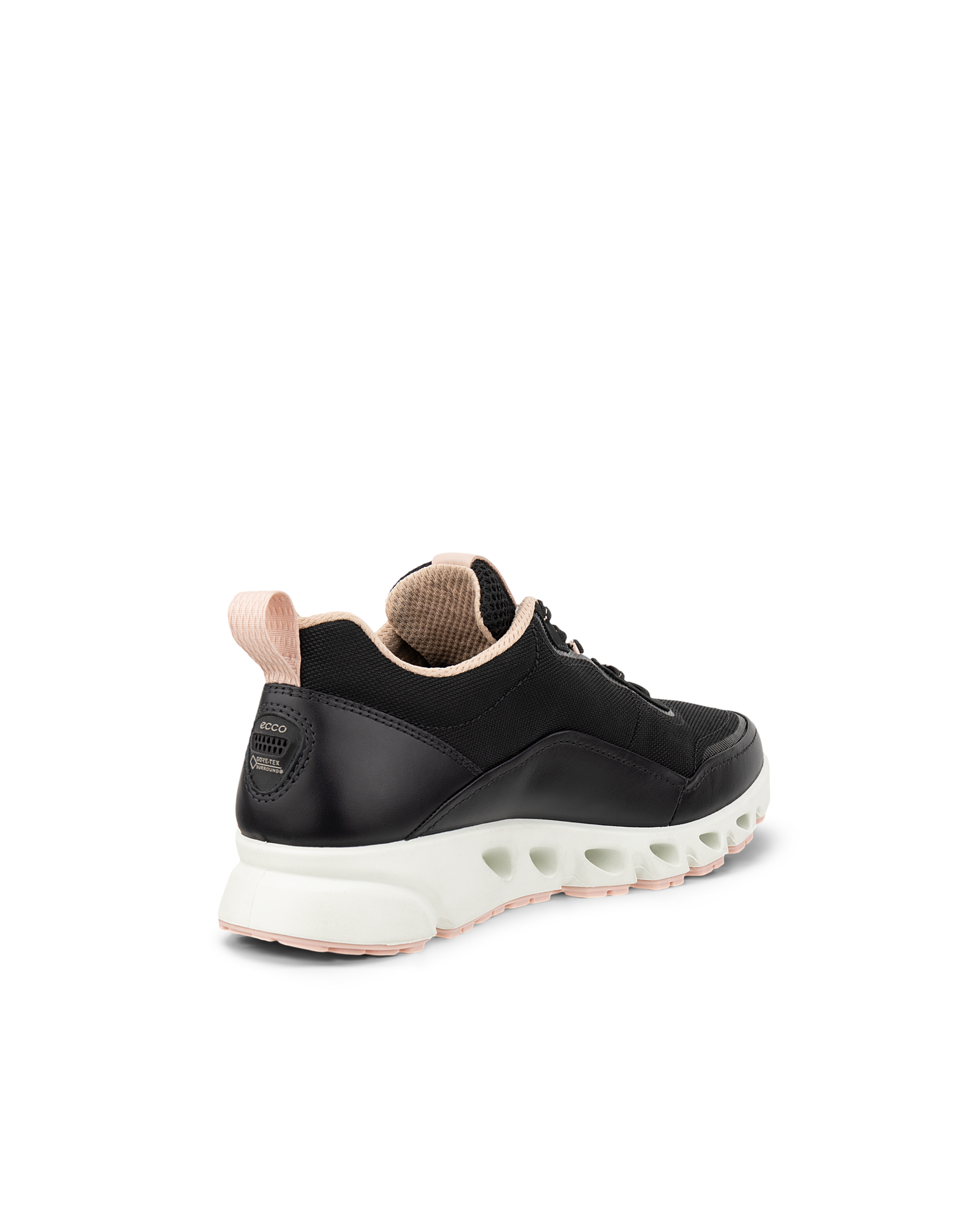 Women's ECCO® Multi-Vent Textile Gore-Tex Shoe - Black - Back