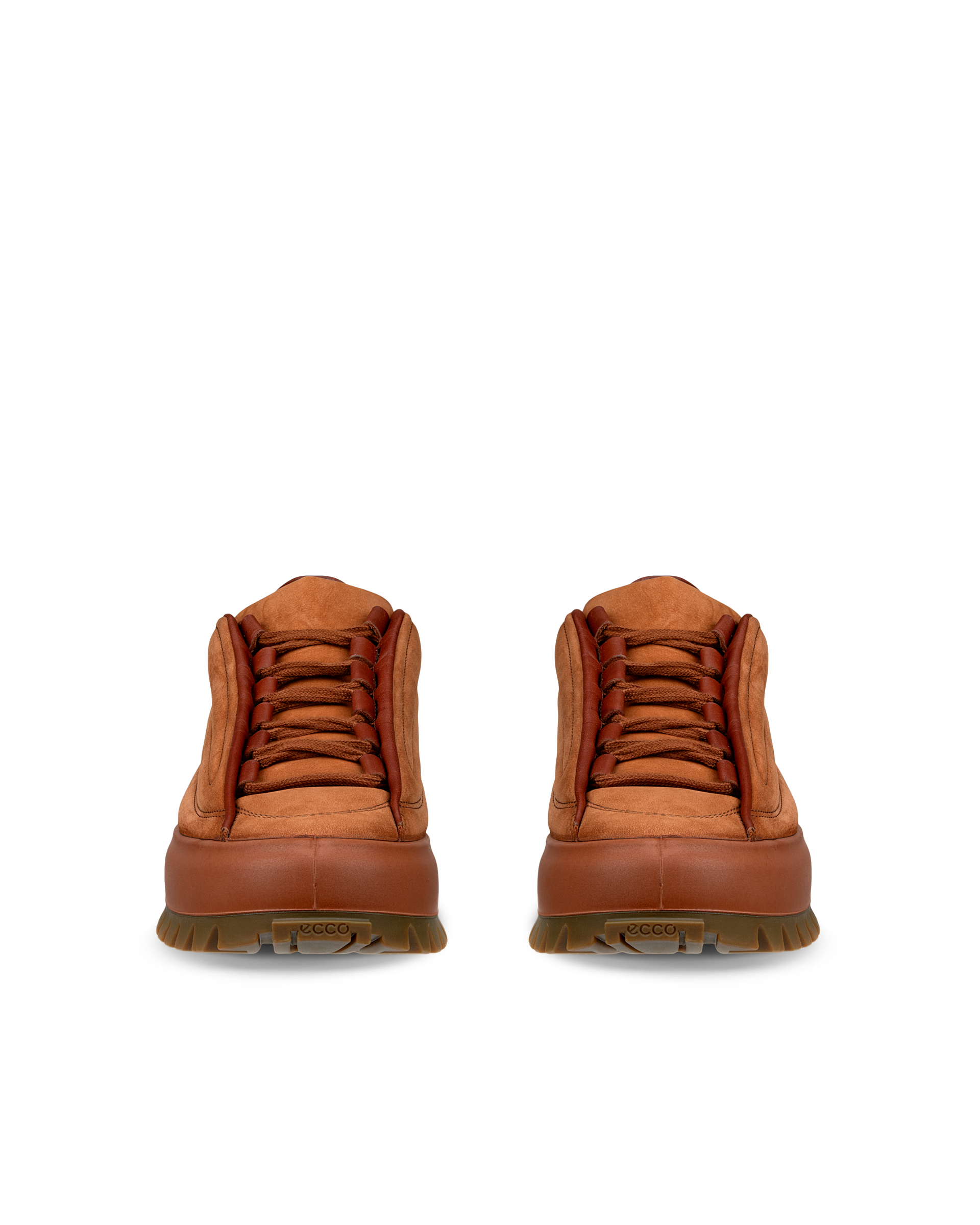 ECCO STREET ACE RAL7000 MENS メンズ ヌバックスニーカー - ブラウン - Front pair