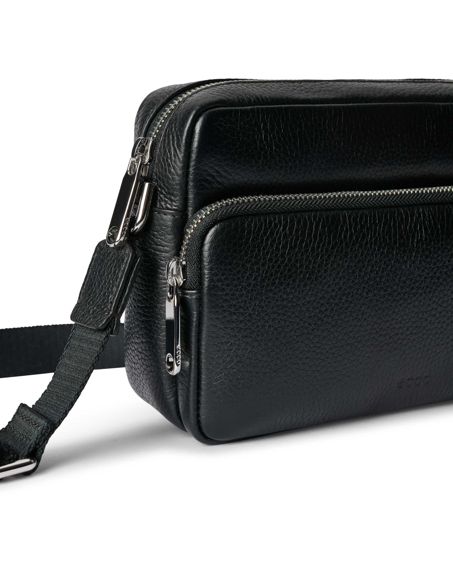 Kožená taška na fotoaparát ECCO® - Černá - Detail-1