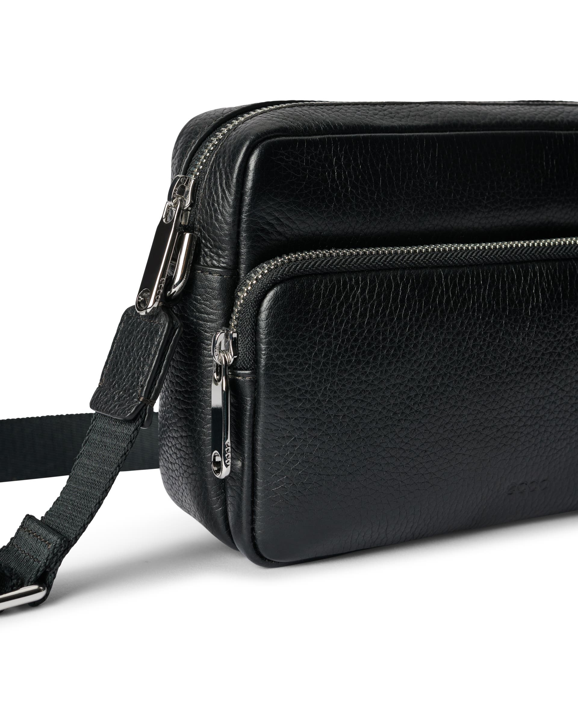 Kožená taška na fotoaparát ECCO® - Černá - Detail-1