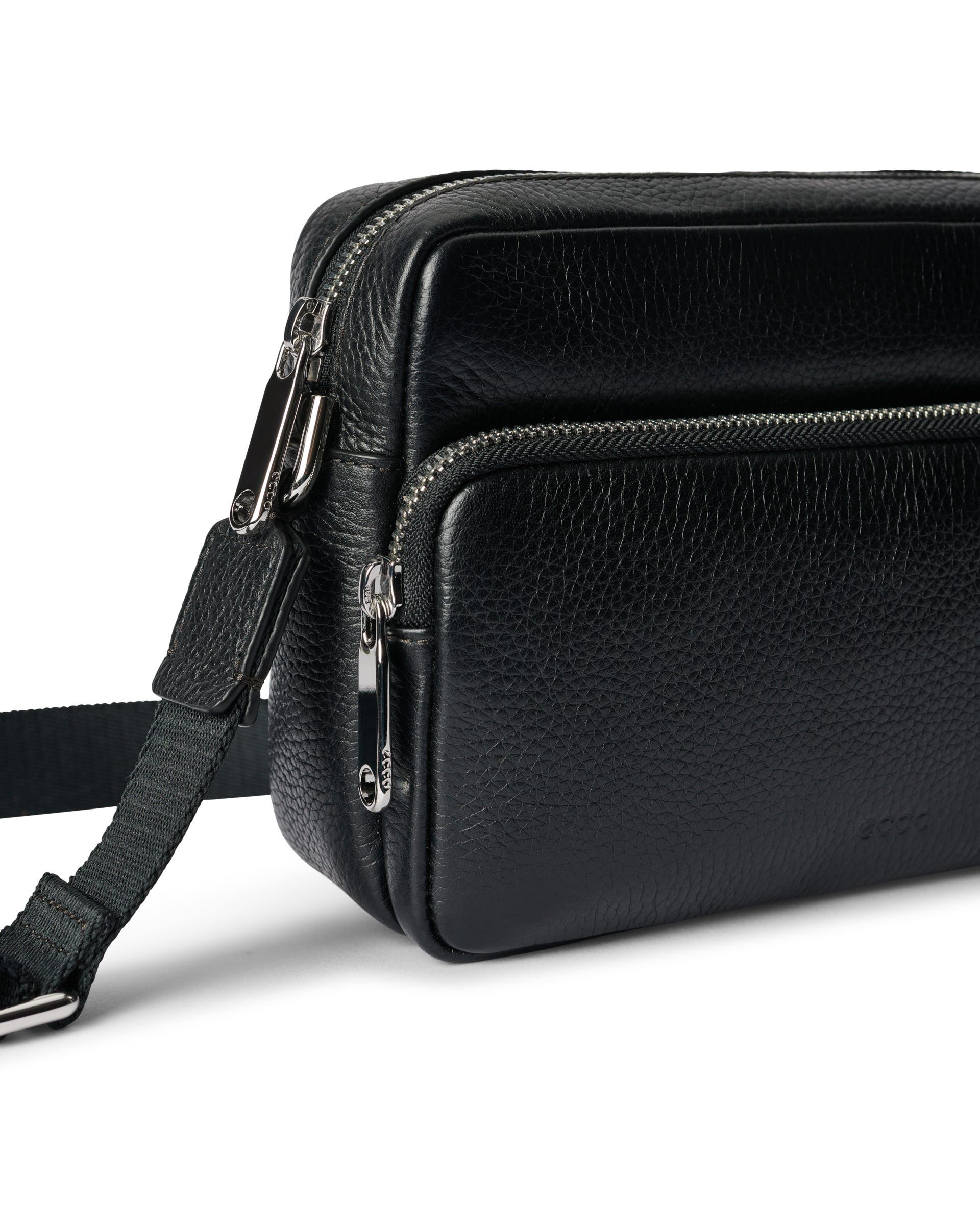 Kožená taška na fotoaparát ECCO® - Černá - Detail-1