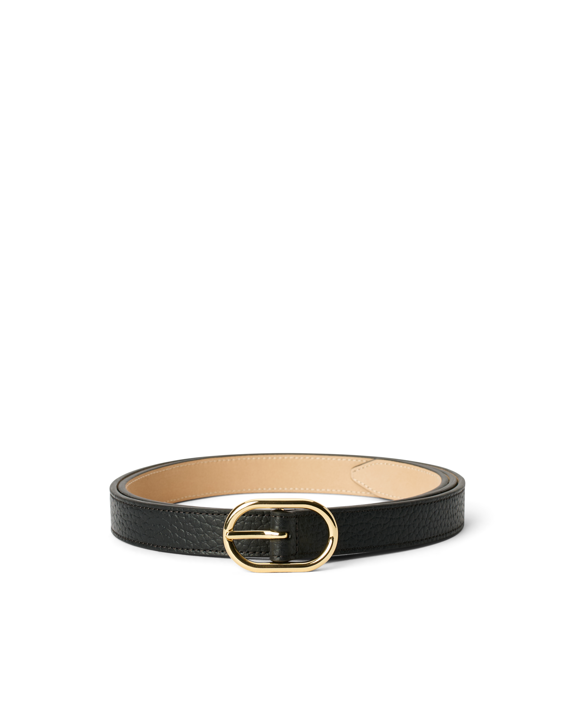 ECCO Belts Pebble Leather — Black