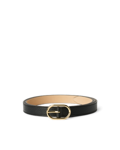 ECCO Belts Pebble Leather — Black 1