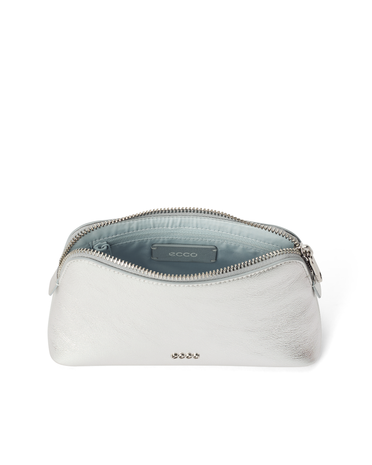 ECCO Cosmetic Pouch — Silver