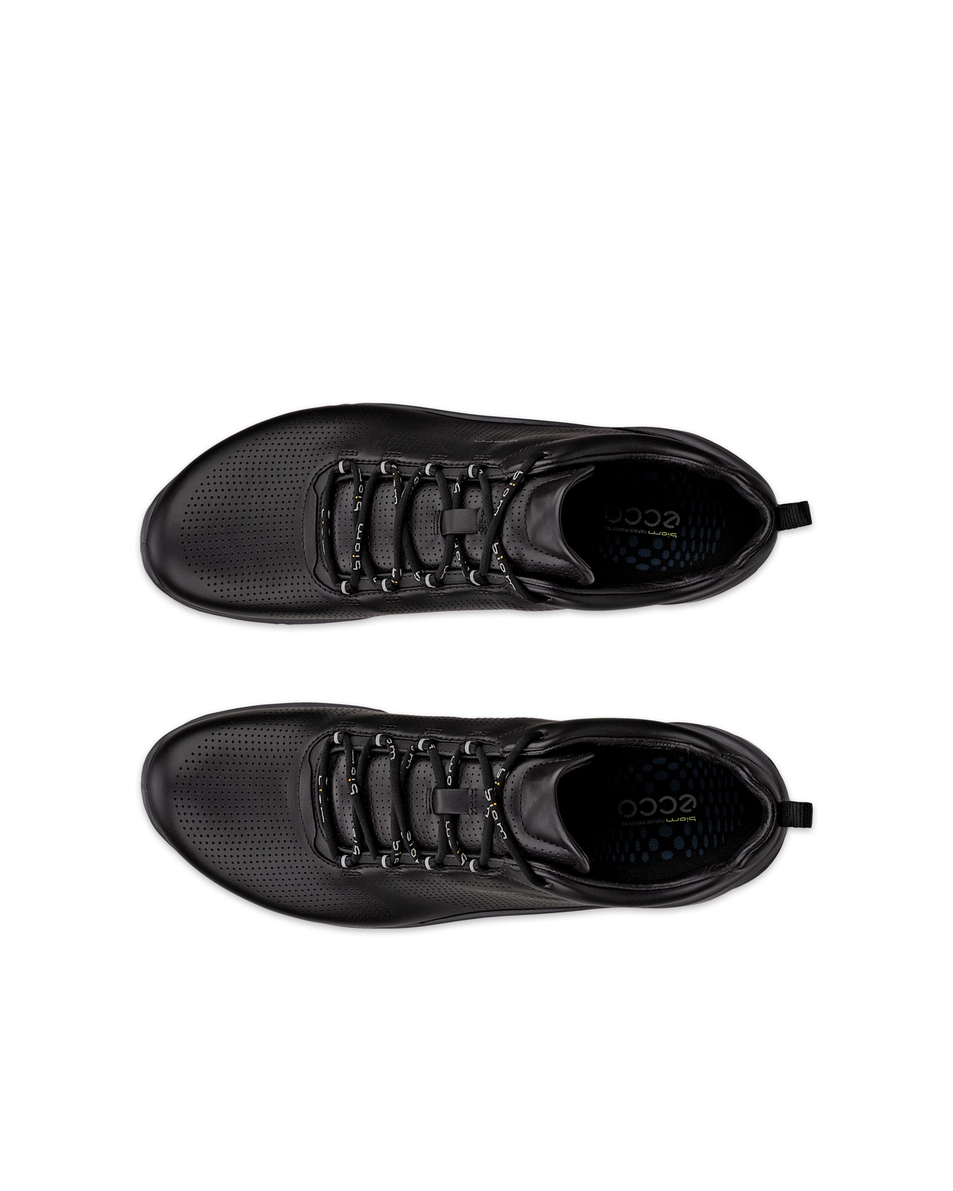 Men's ECCO® BIOM Fjuel Leather Outdoor Sneaker Black