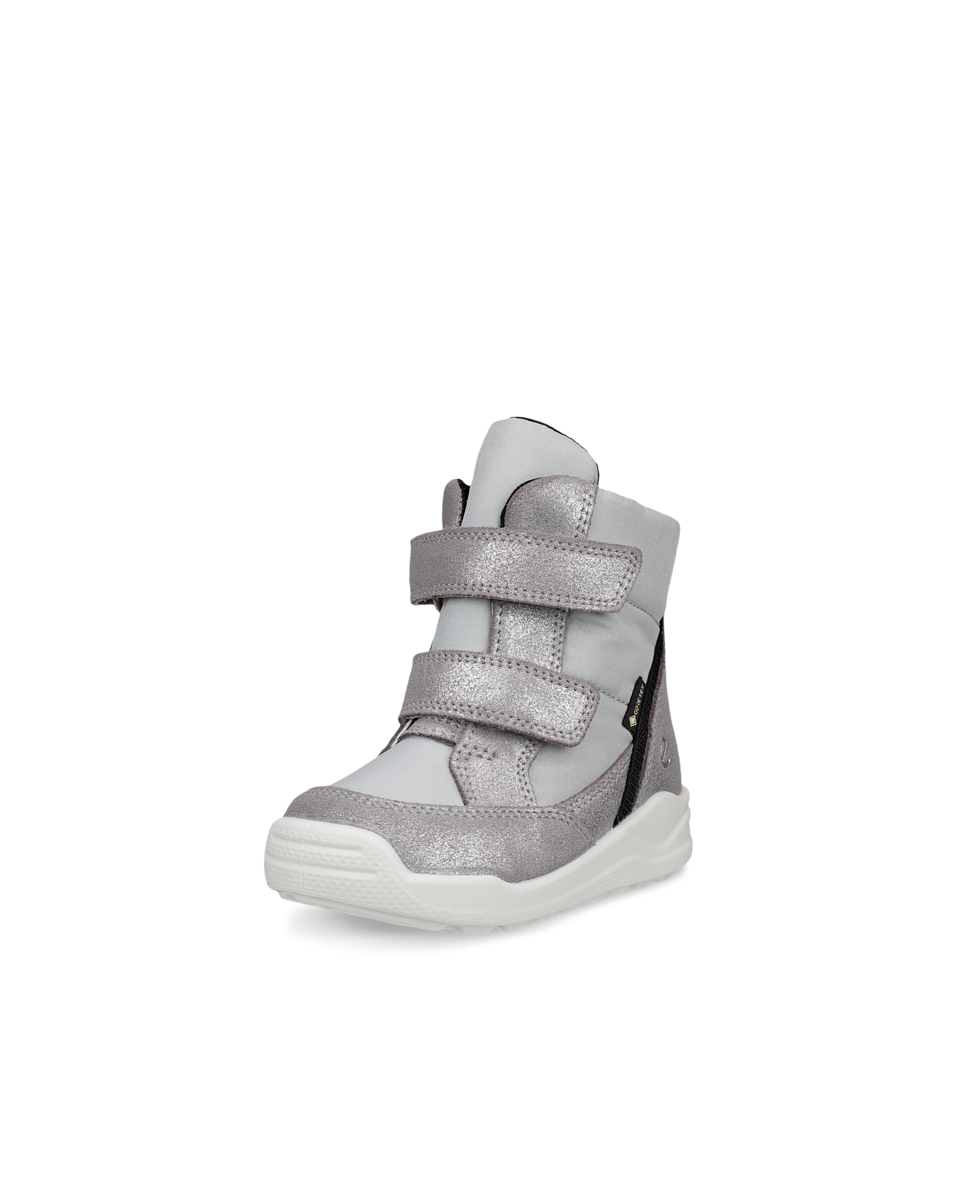 ECCO® URBAN MINI Kinder Halbhoher Stiefel aus Veloursleder mit Gore-Tex - Metallic - Main