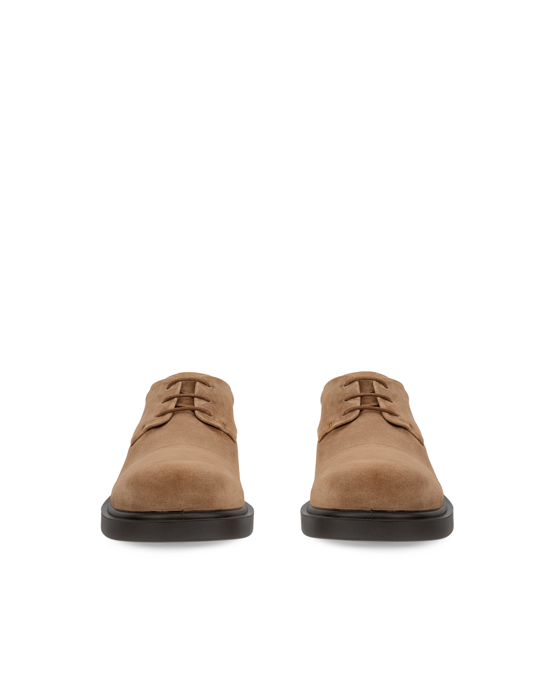 ECCO® Metropole Seoul Herren Derbyschuh aus Veloursleder - Braun - Front pair