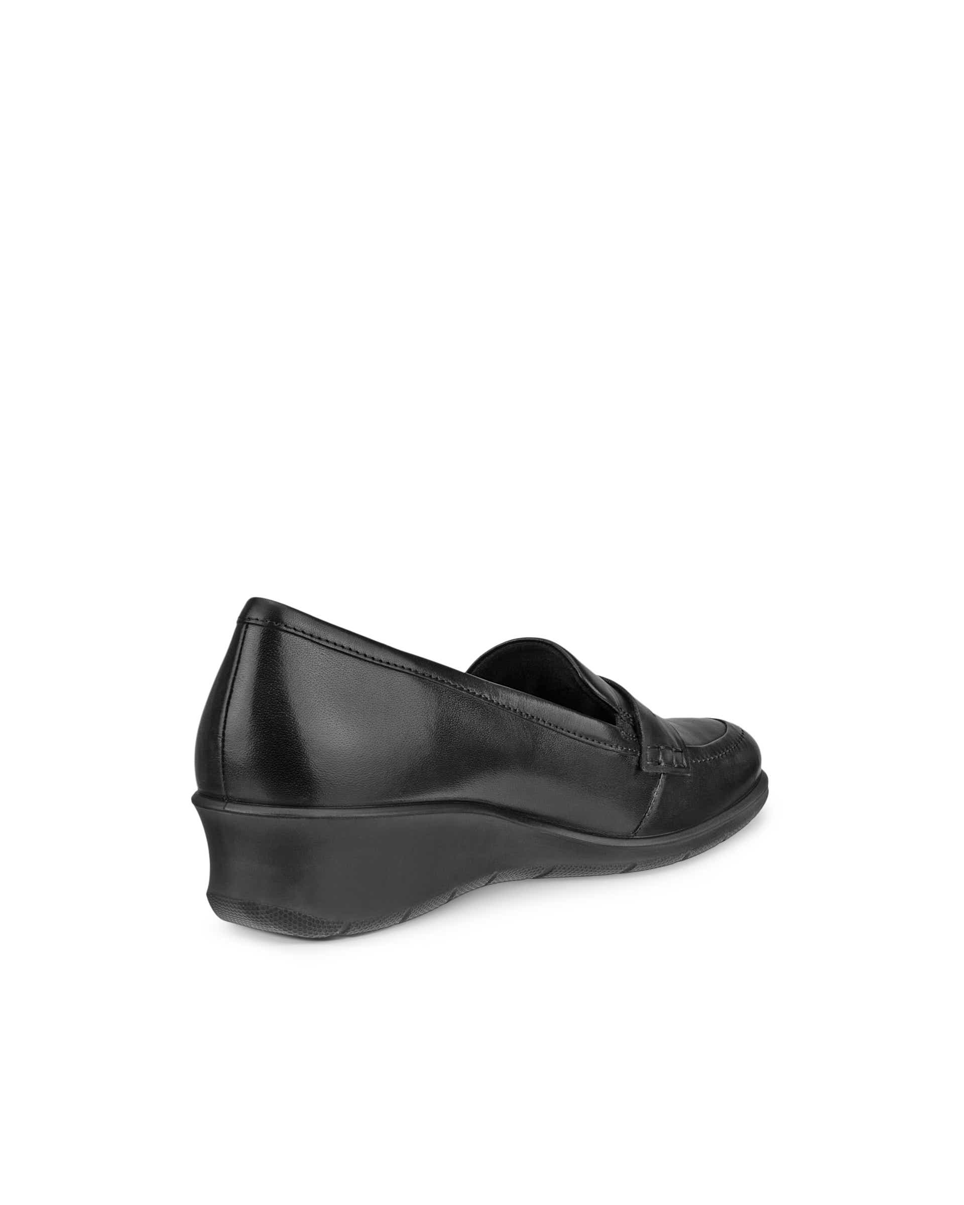 ECCO FELICIA WOMEN'S PENNY LOAFER - Black - Back