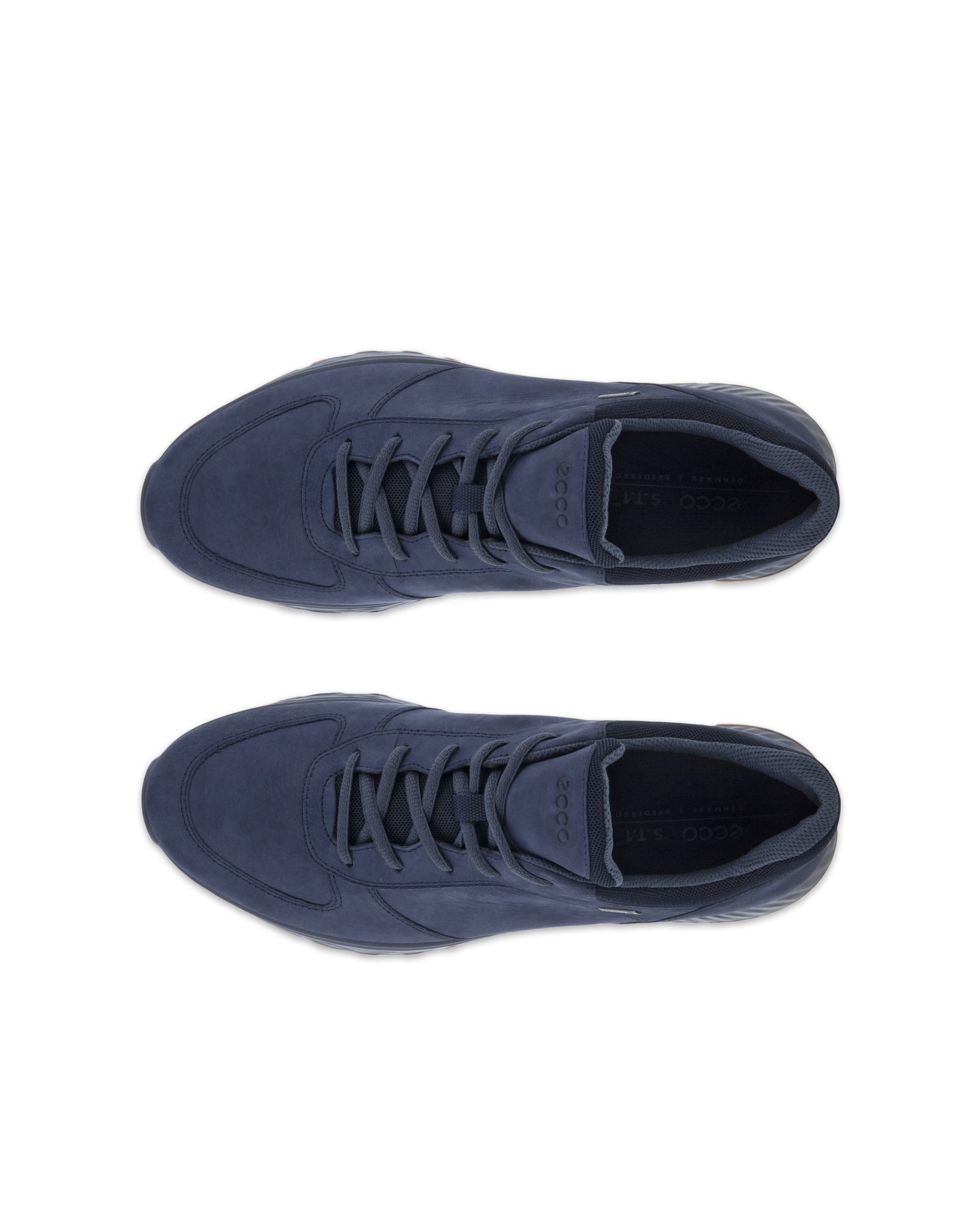 ECCO® Exostride nubuko odos sportbačiai žygiams su „Gore-Tex“ vyrams - Mėlyna - Top left pair