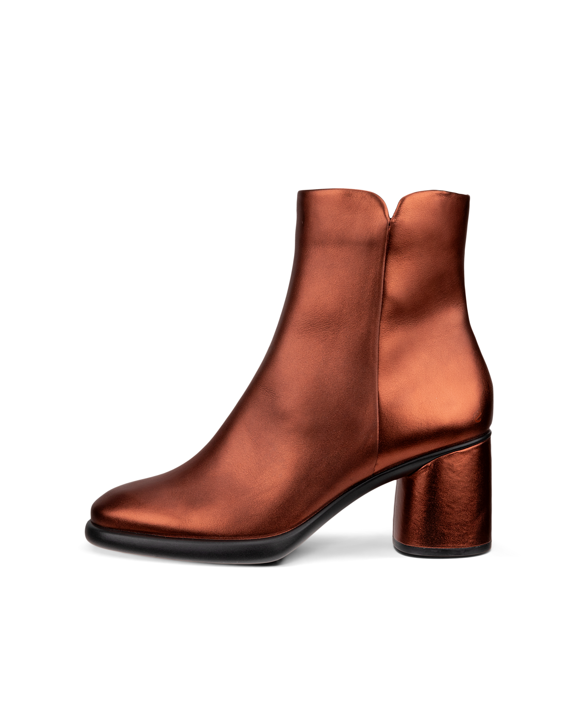 Women's ECCO® Sculpted Lx 55 Leather Mid-Cut Boot - Brown - Outside