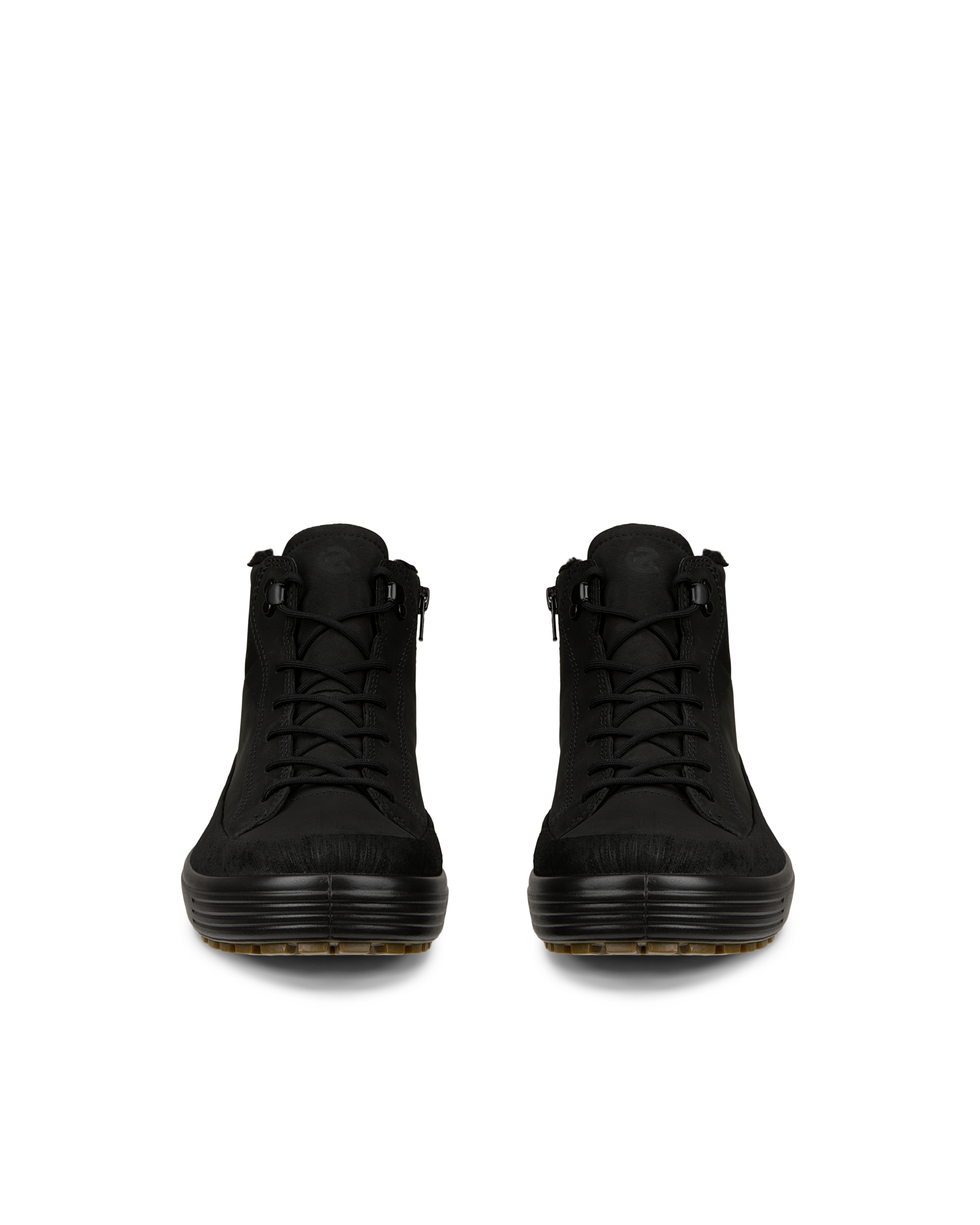 ECCO® Soft 7 Tred Herren Halbhoher Stiefel aus Leder mit Gore-Tex - Schwarz - Front pair