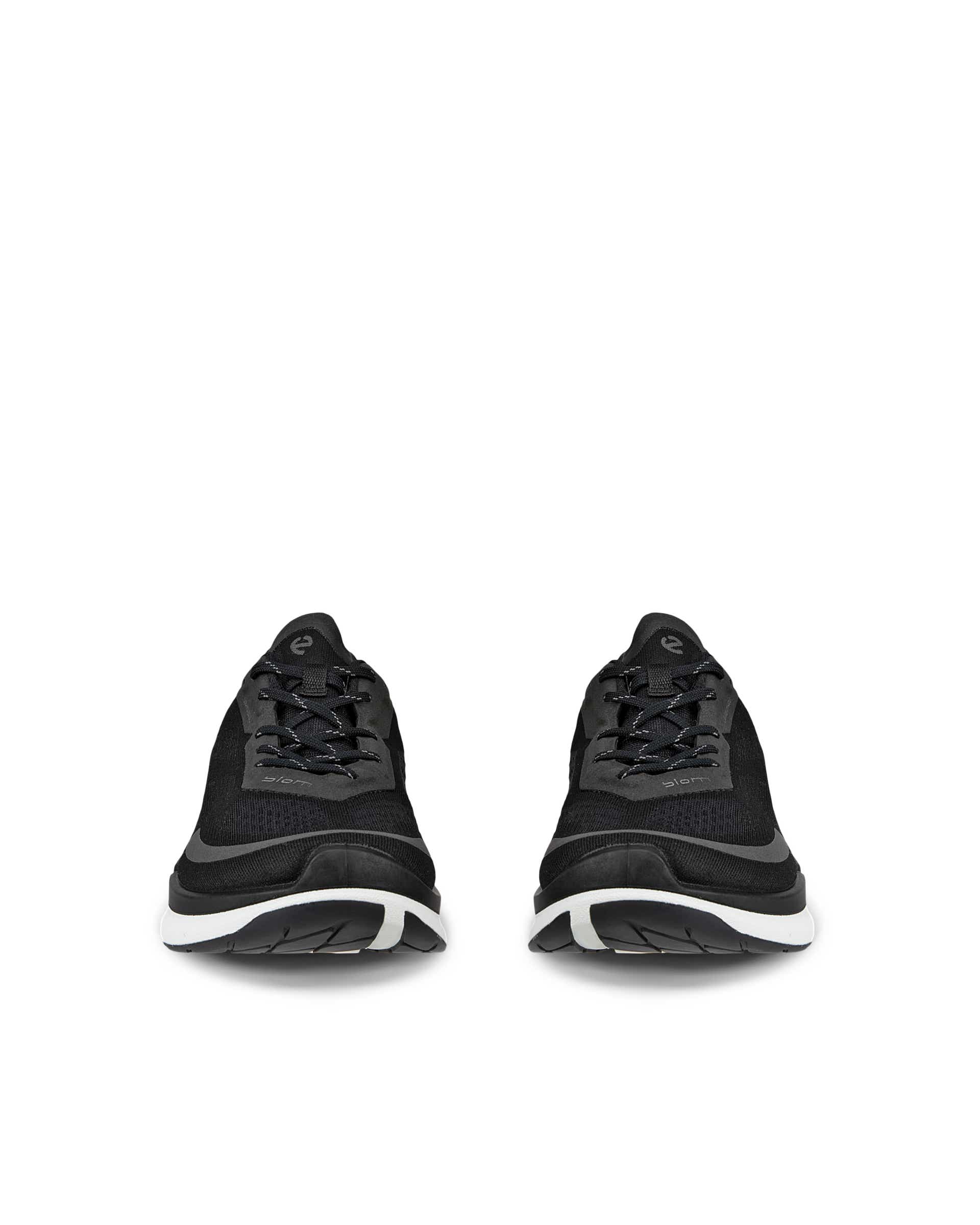 Women's ECCO® Biom 2.0 Low Breathru Textile Sneaker - Black - Front pair