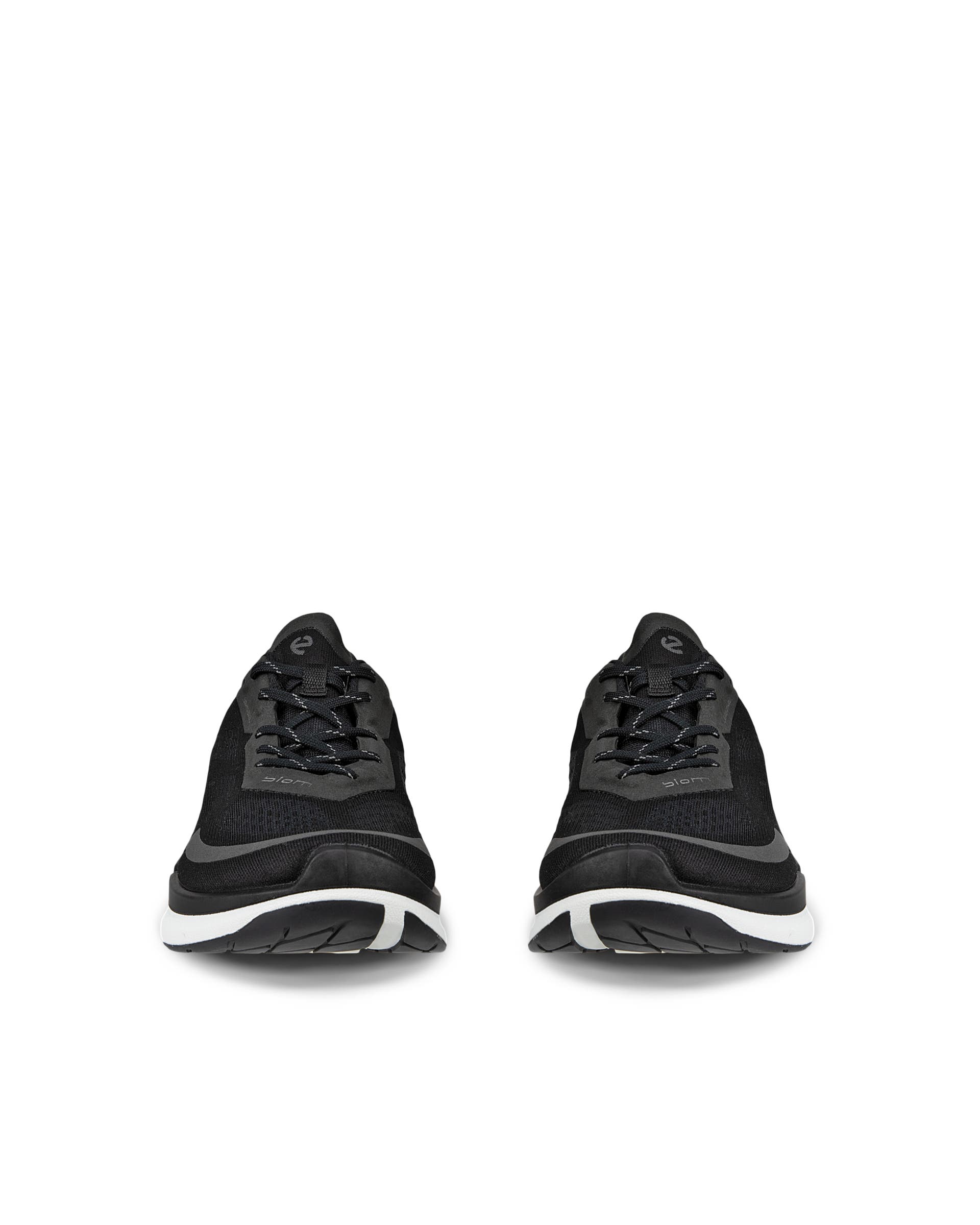 Women's ECCO® Biom 2.0 Low Breathru Textile Sneaker - Black - Front pair