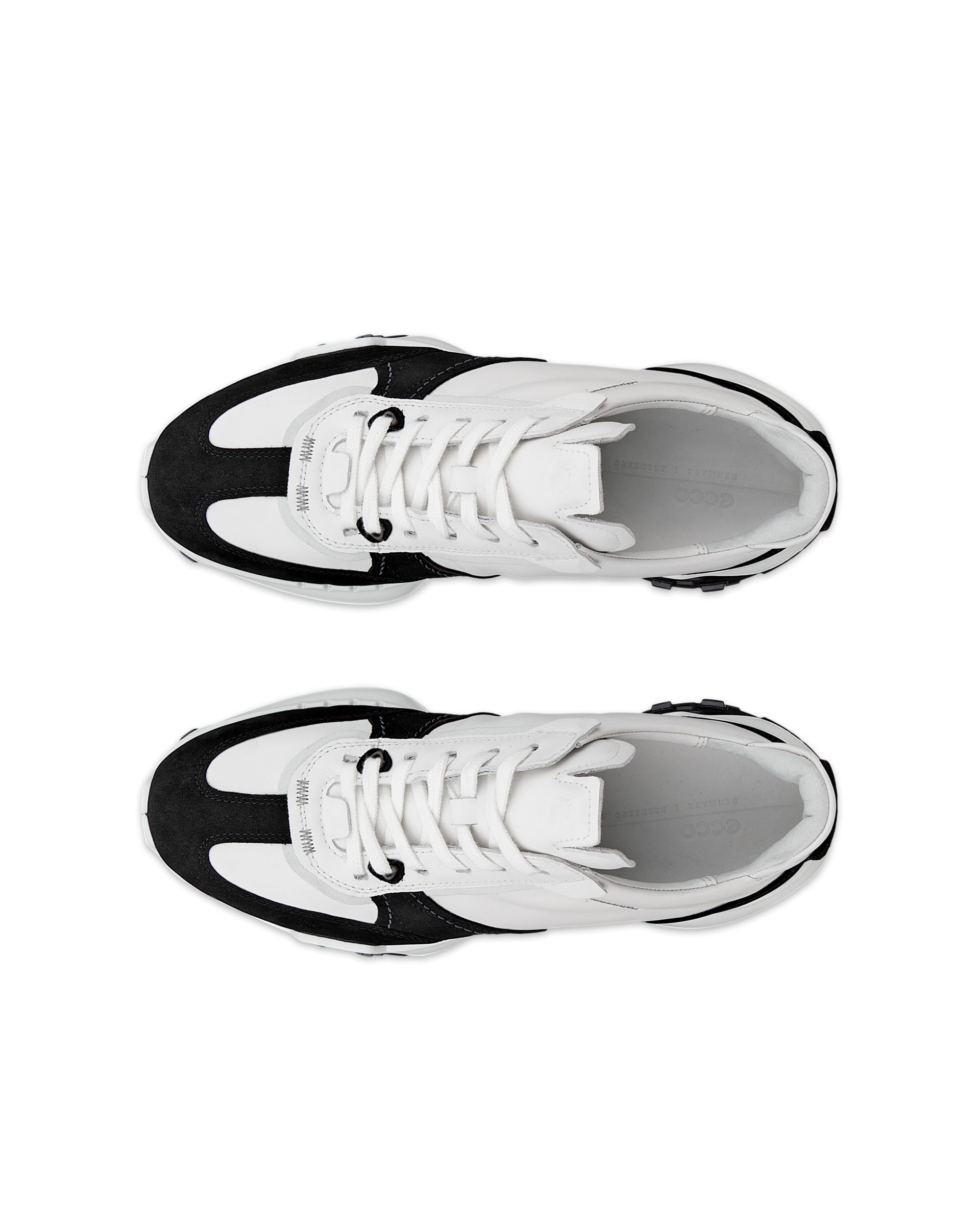 Miesten ECCO® Retro Sneaker nahka tennari - Monivärinen - Top left pair