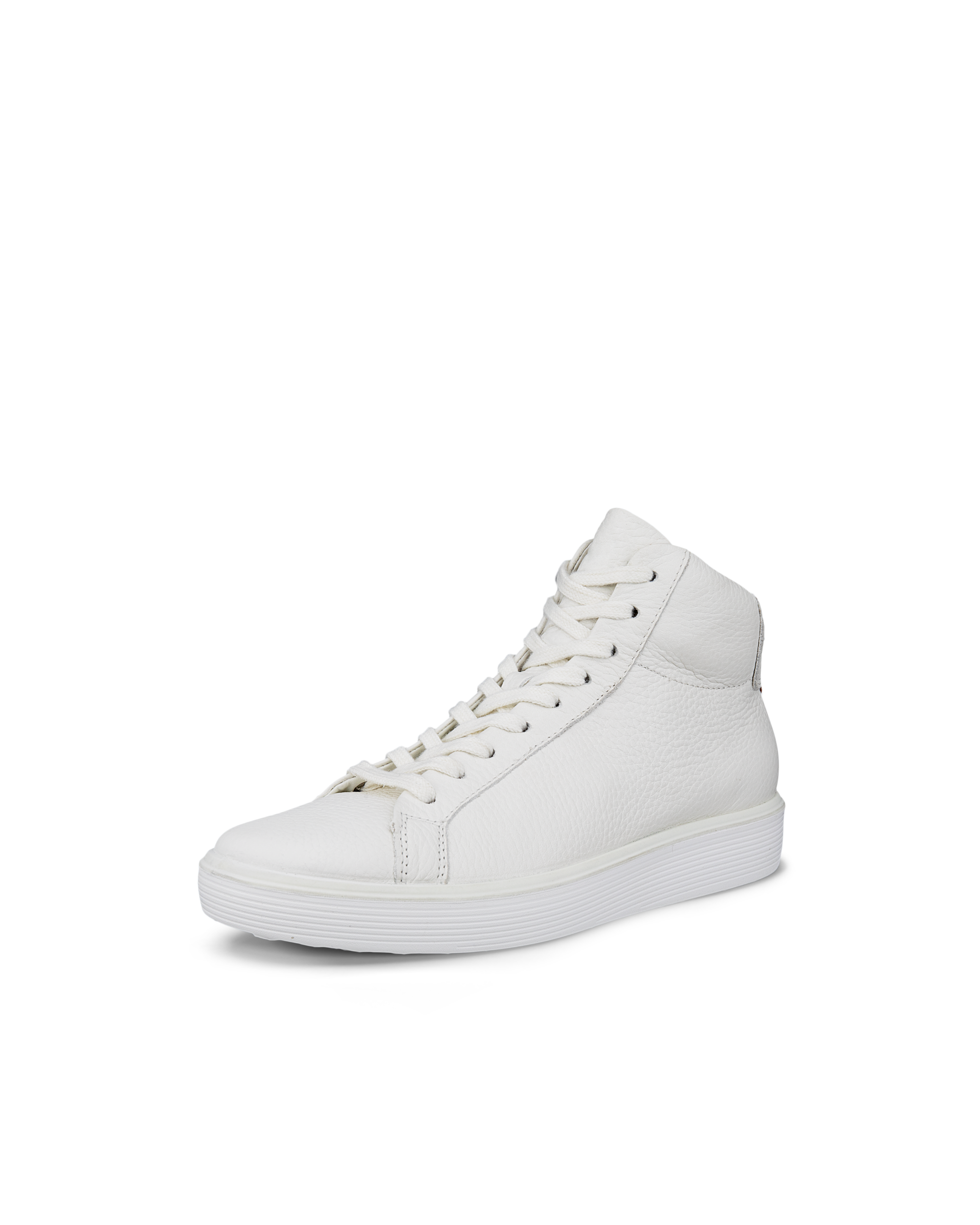 ECCO Soft 60 ウィメンズ レザーハイカットスニーカー | ホワイト