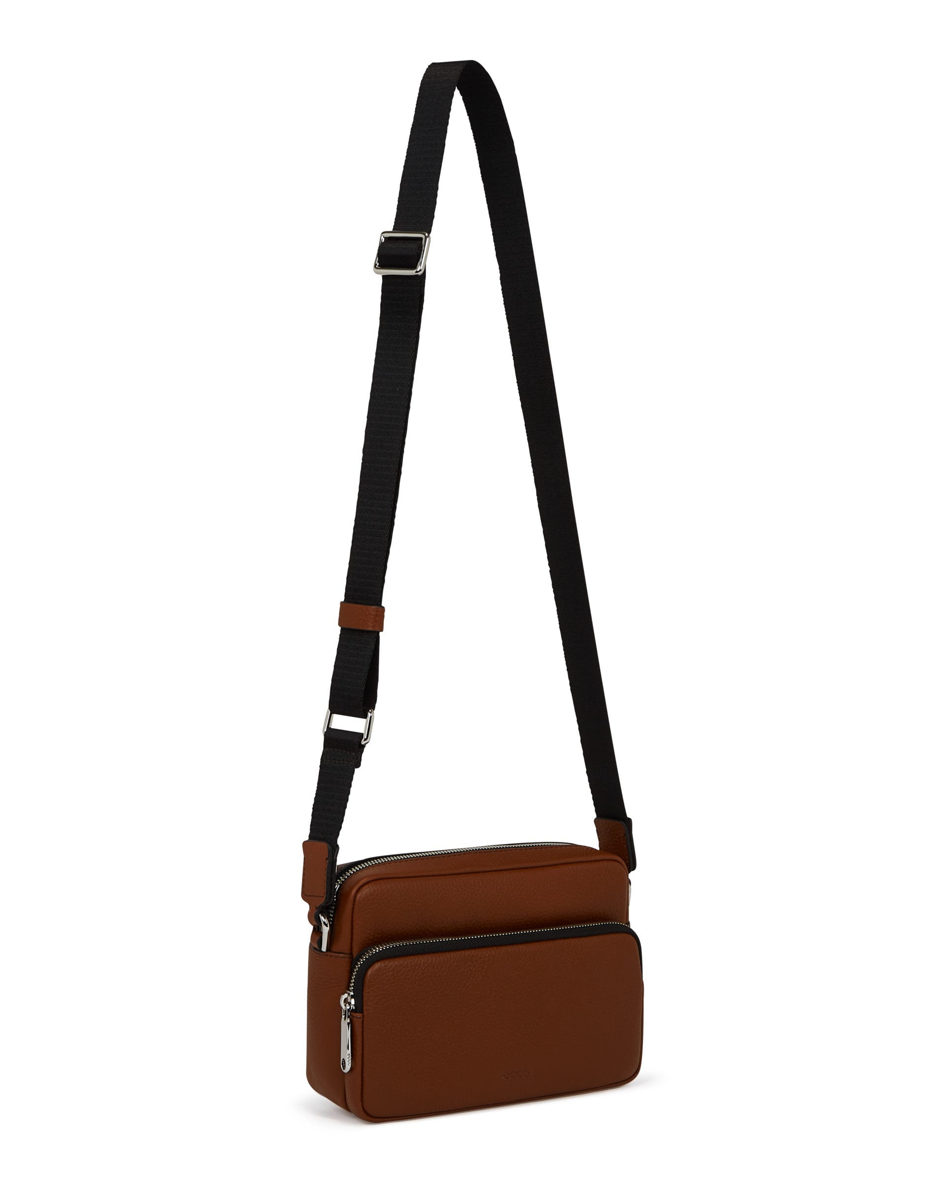 ECCO Camera Bag Pebbled レザーカメラバッグ - ブラウン - Main