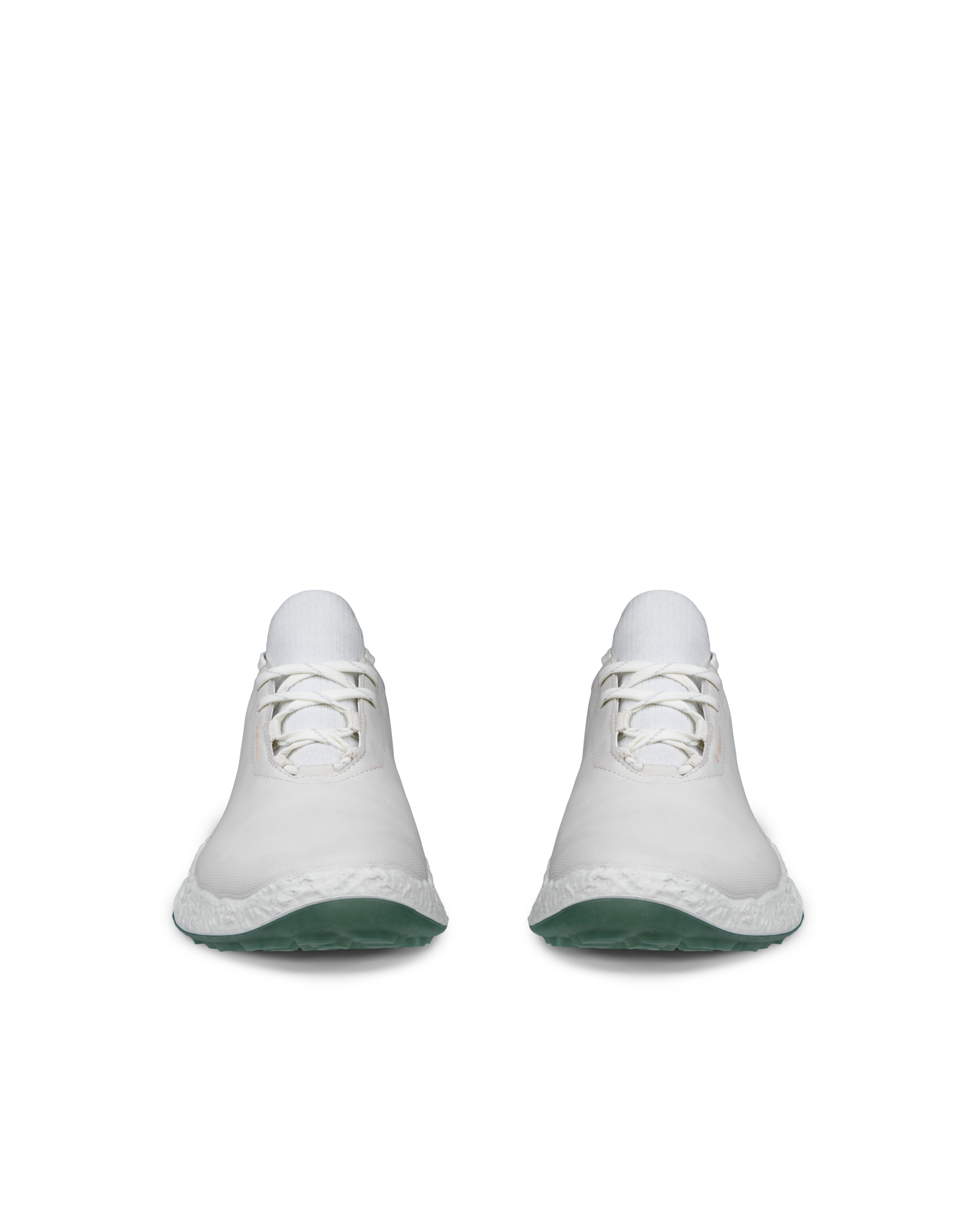 Chaussure de golf imperméable en cuir ECCO® Golf Biom H5 pour femmes - Blanc - Front pair