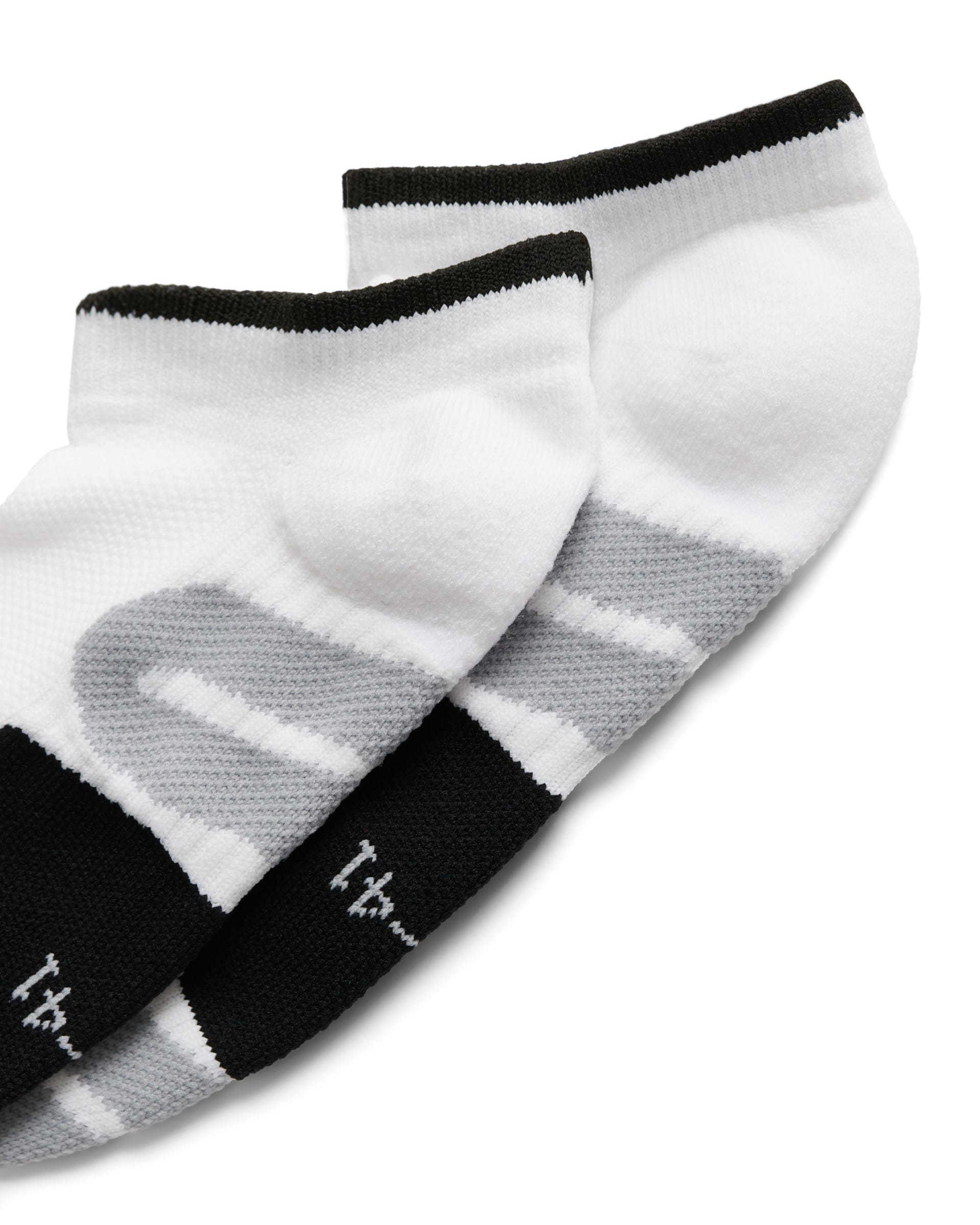 Unisex ECCO® Functional No-Show Socks - White - Detail-1