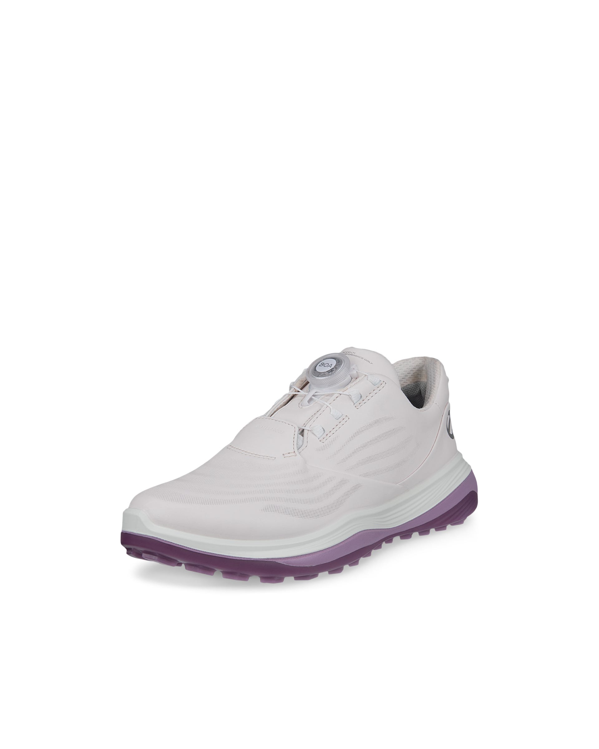 Women's ECCO® Golf LT1 Hybrid BOA Leather Waterproof Shoe - Pink - Main