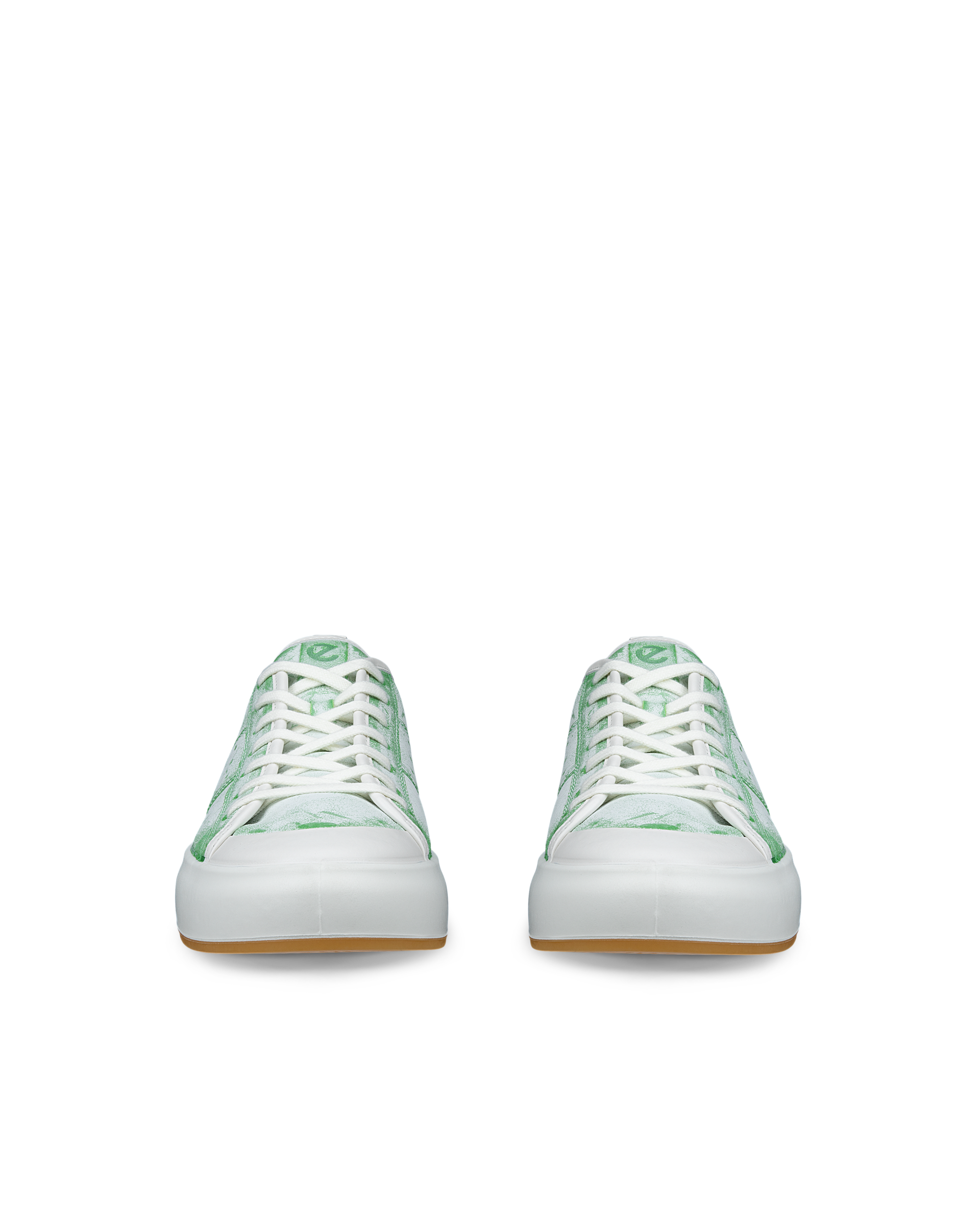 ECCO STREET ACE MENS メンズ レザースニーカー | グリーン