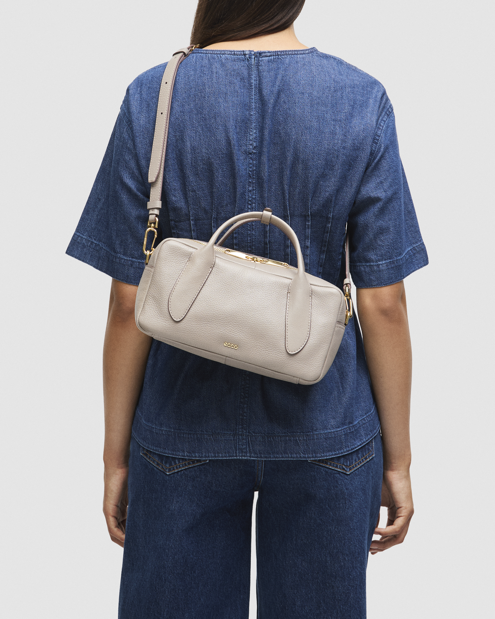 ECCO Bowling Bag Medium — Beige