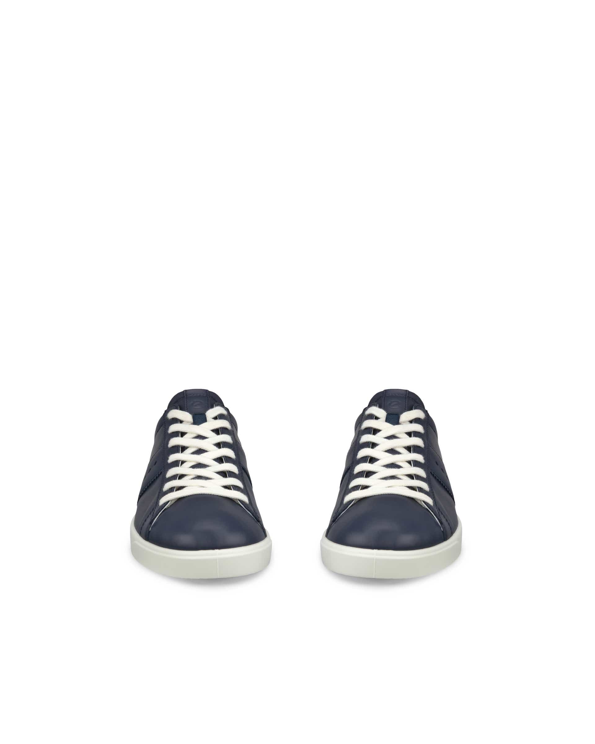 ECCO® Street Lite baskets en cuir pour femme - Bleu - Front pair