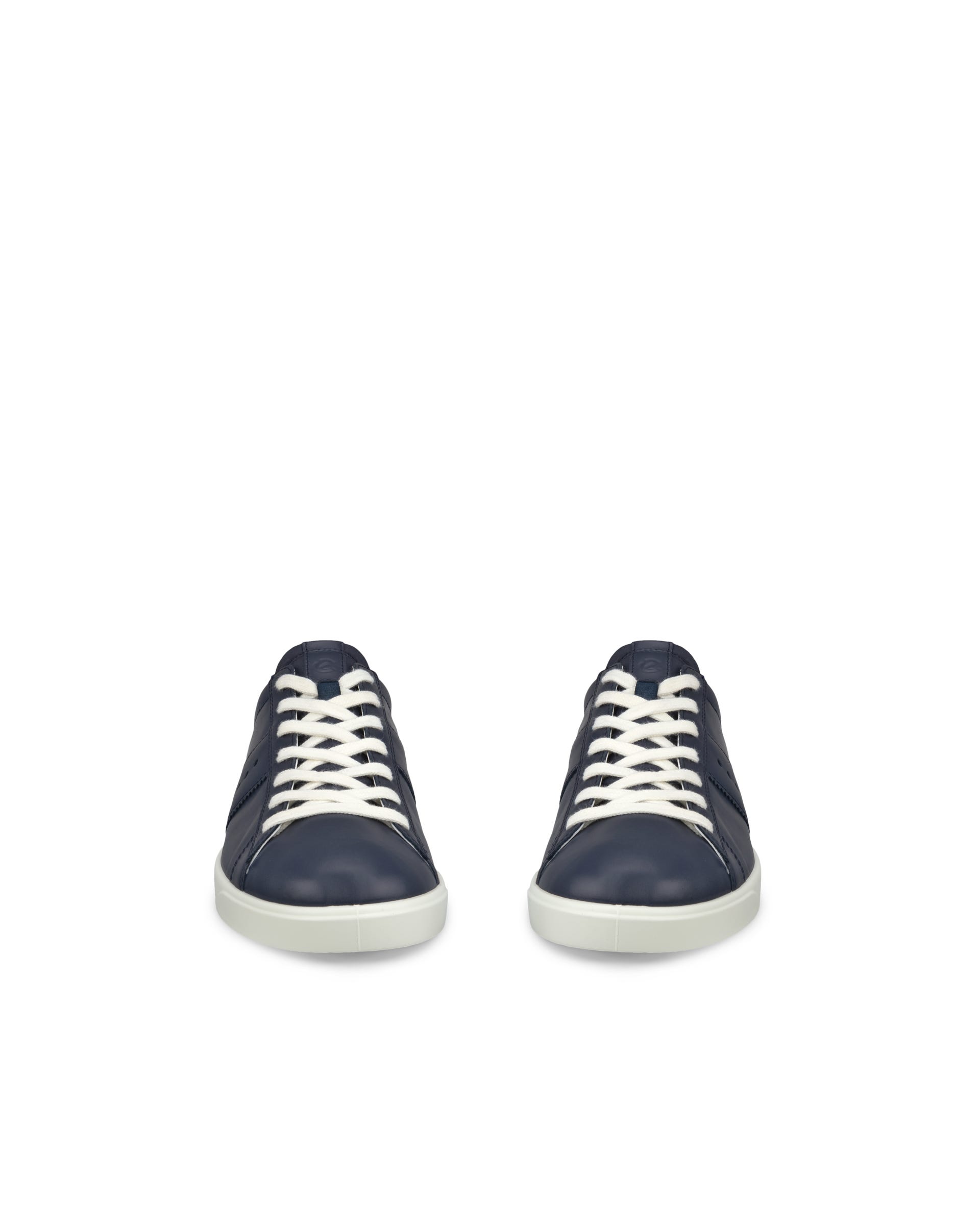 ECCO® Street Lite baskets en cuir pour femme - Bleu - Front pair