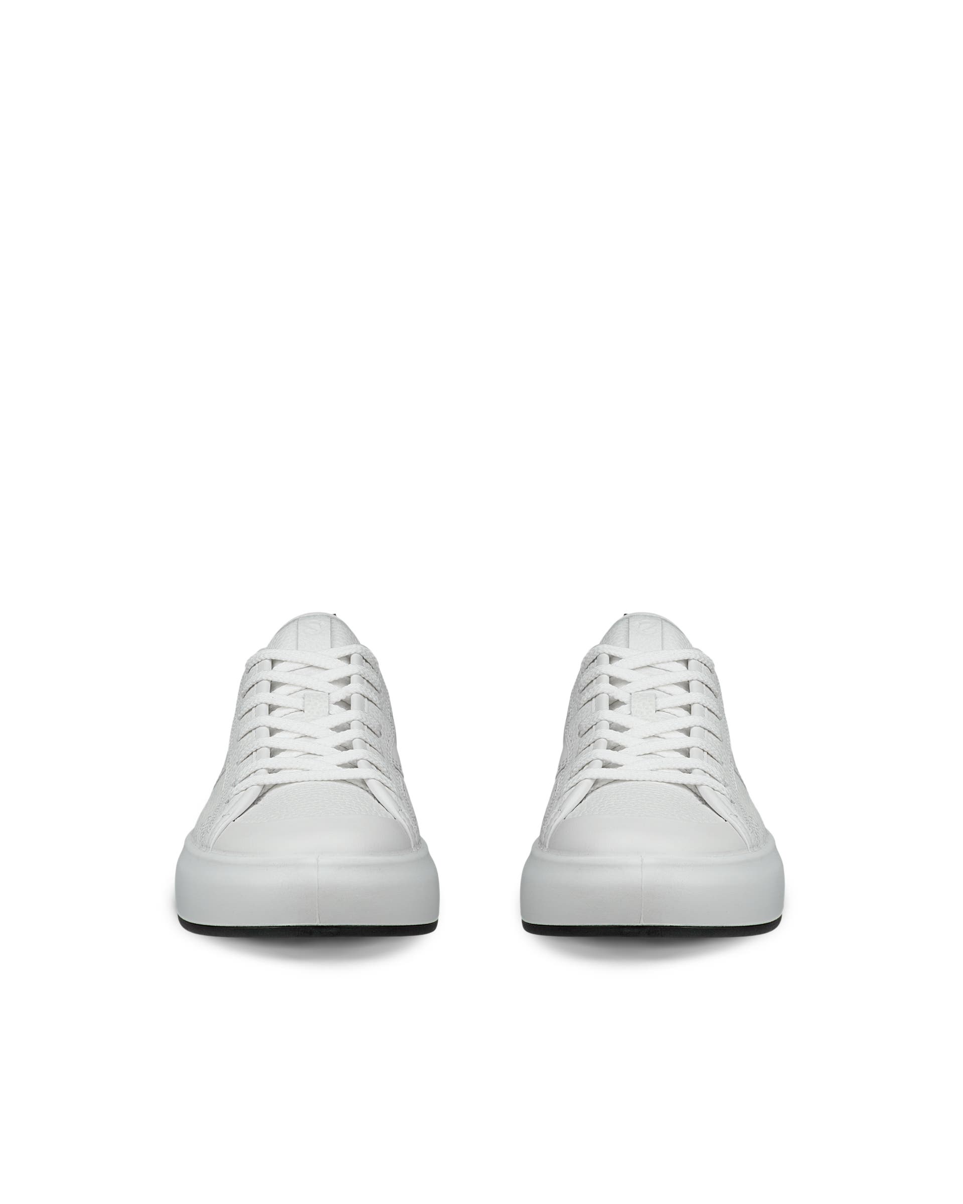 Zapatillas de piel ECCO® Street Ace para mujer - Blanco - Front pair