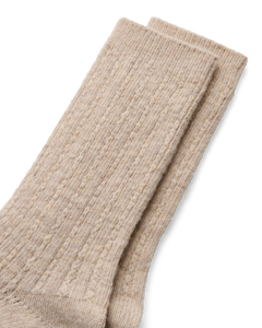 ECCO Hygge Cable Knit Mid-Cut — Beige 2