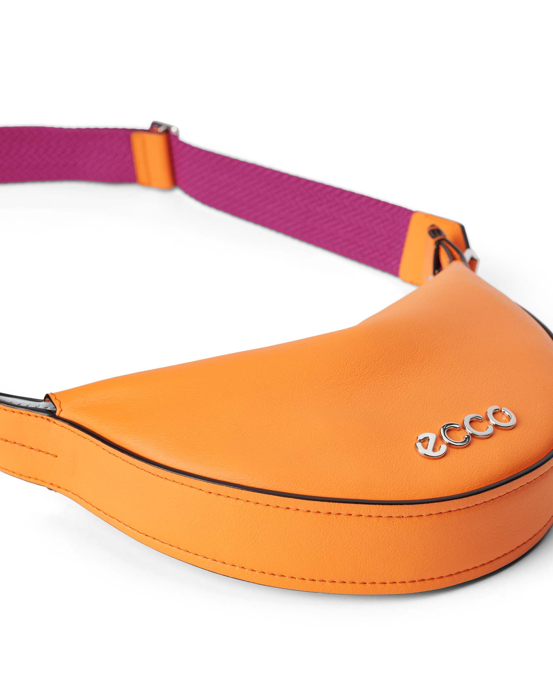 ECCO Fortune Small Soft Smooth レザークロスボディバッグ - オレンジ - Detail-2