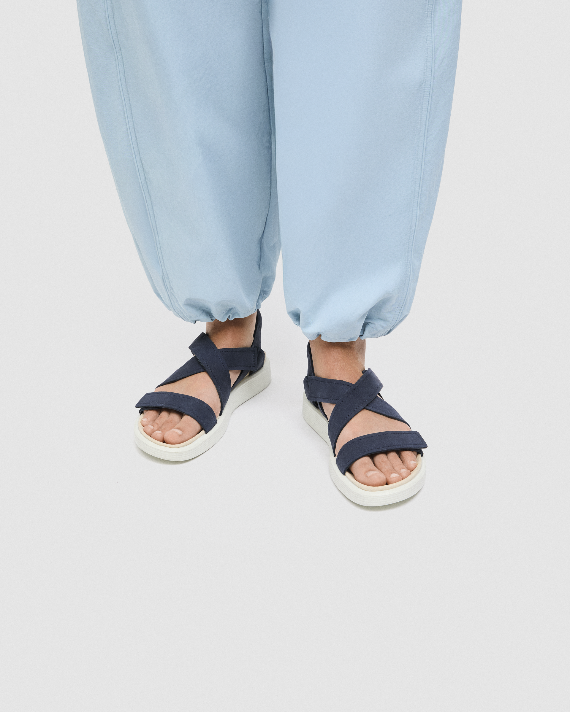 ECCO Soft Sandal — Blue