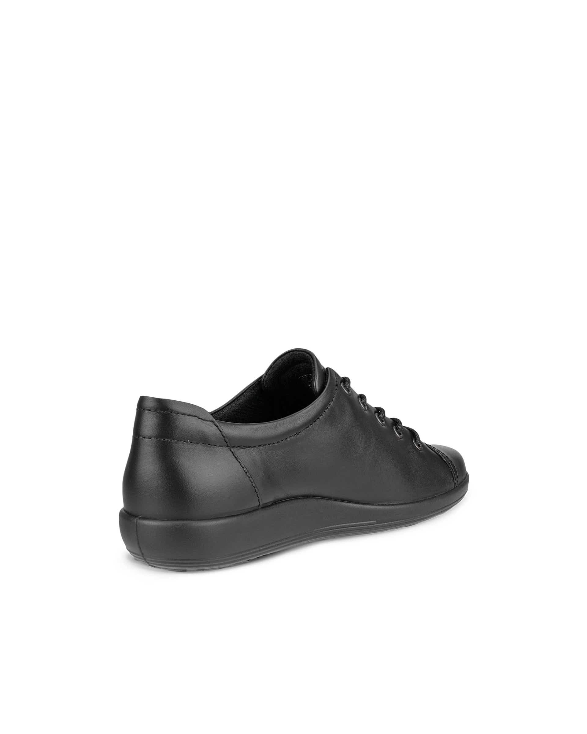 ECCO® Soft 2.0 Damen Ledersneaker - Schwarz - Back