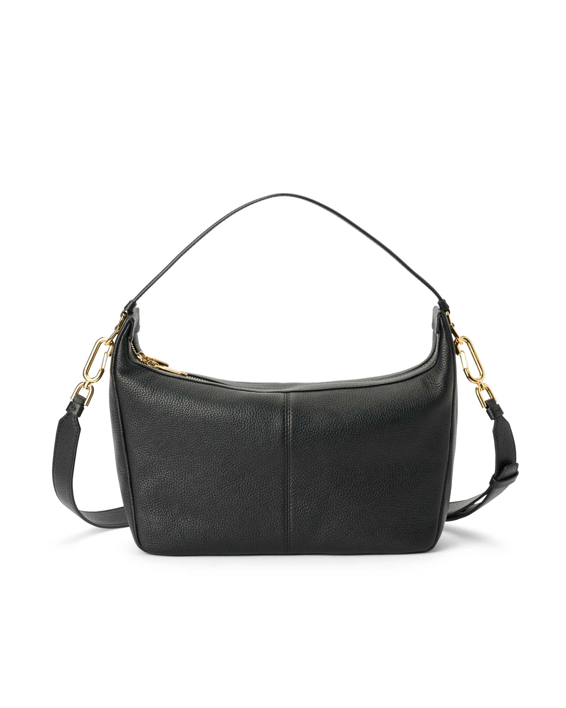 ECCO® Hobo bőr hobo táska - Fekete - Back