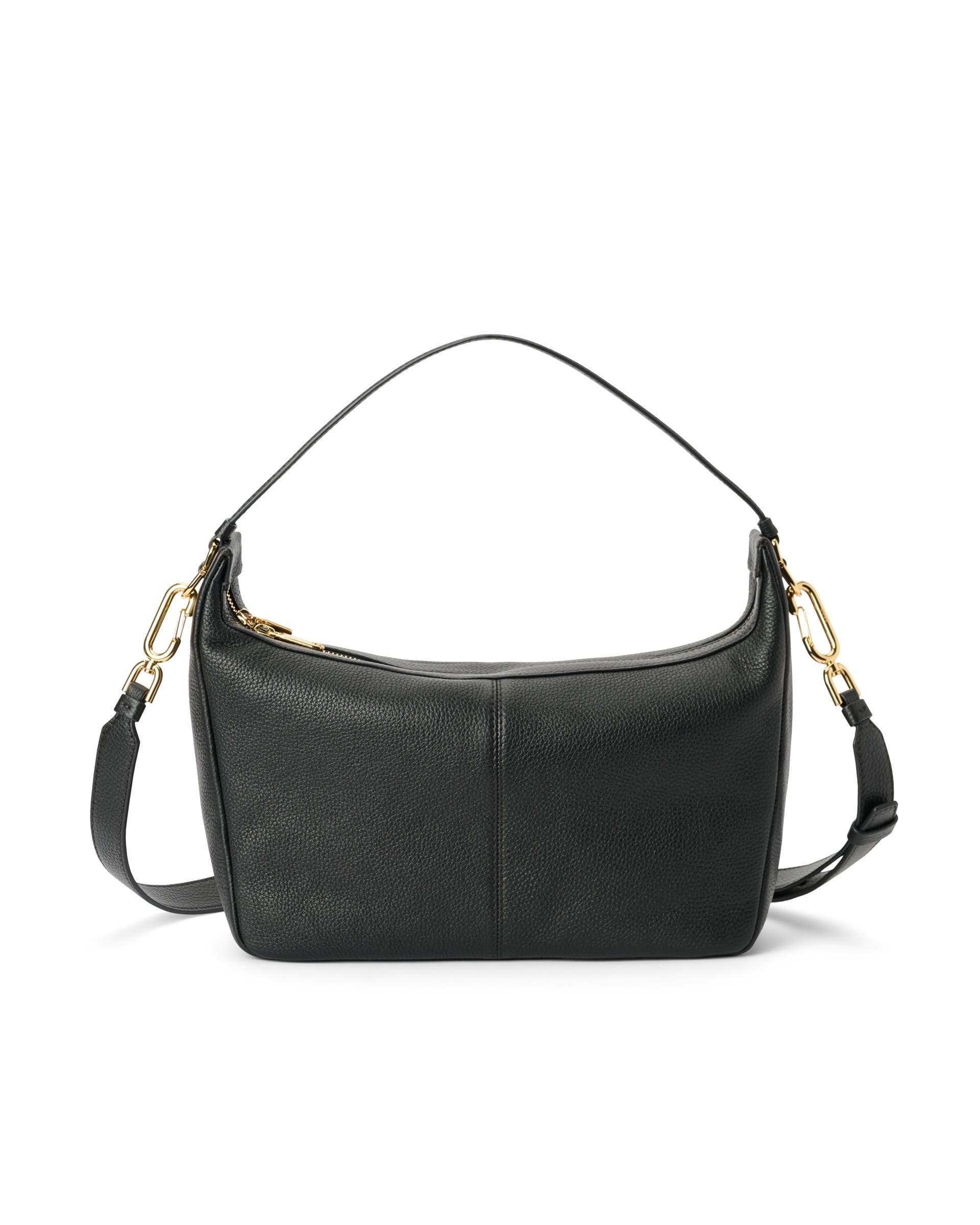 ECCO® Hobo bőr hobo táska - Fekete - Back