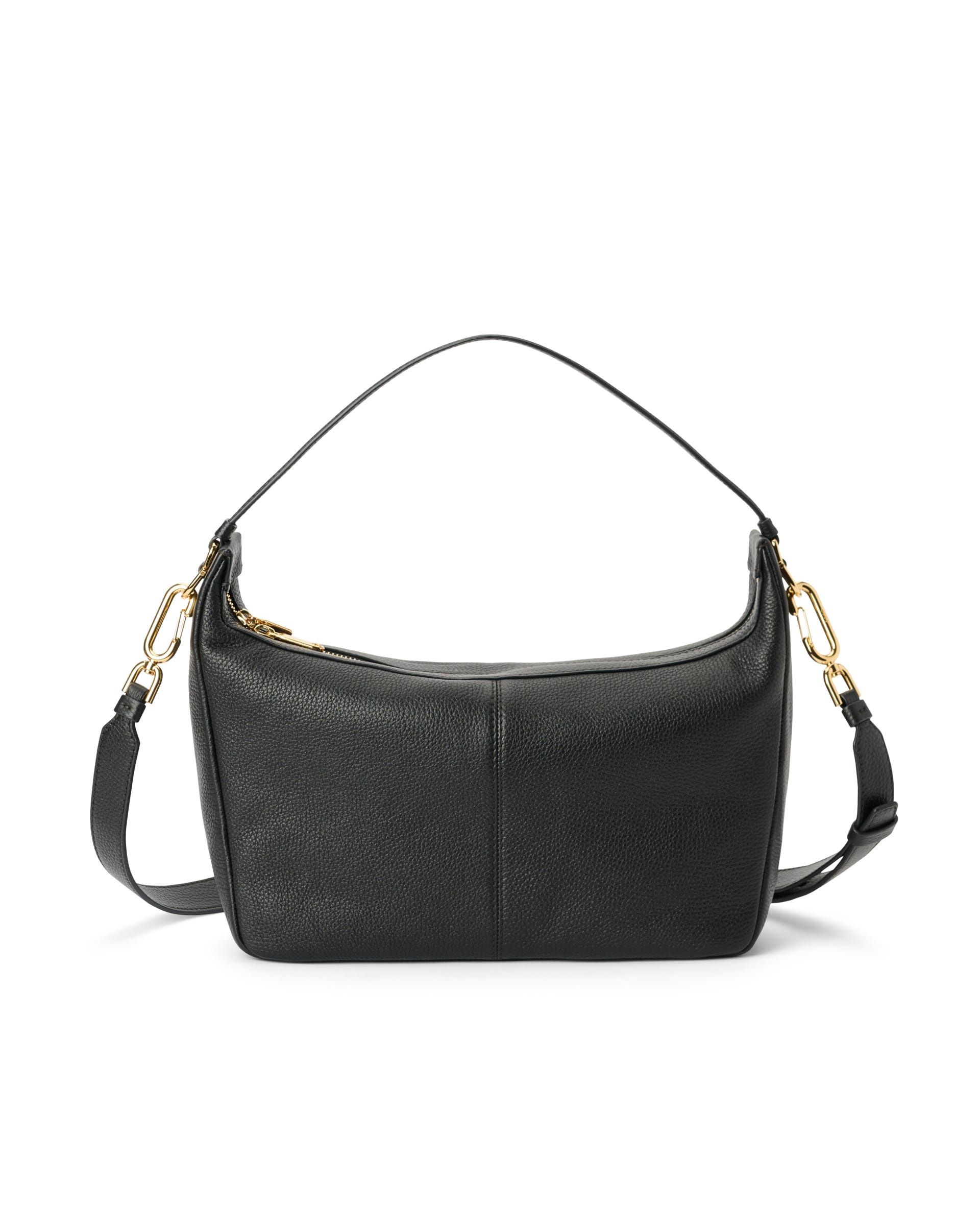 ECCO® Hobo bőr hobo táska - Fekete - Back