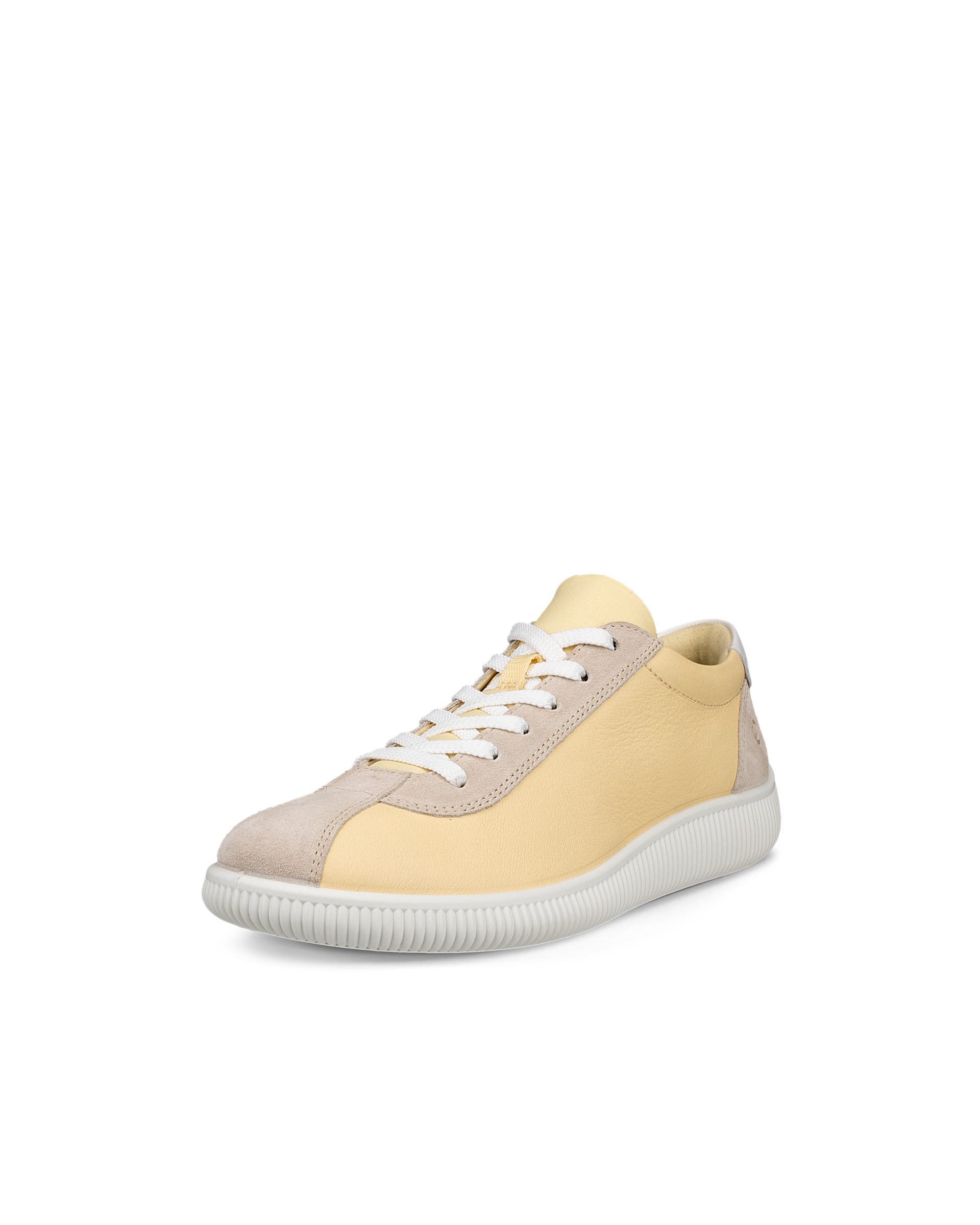 ECCO® Soft Zero Damen Ledersneaker - Gelb - Main