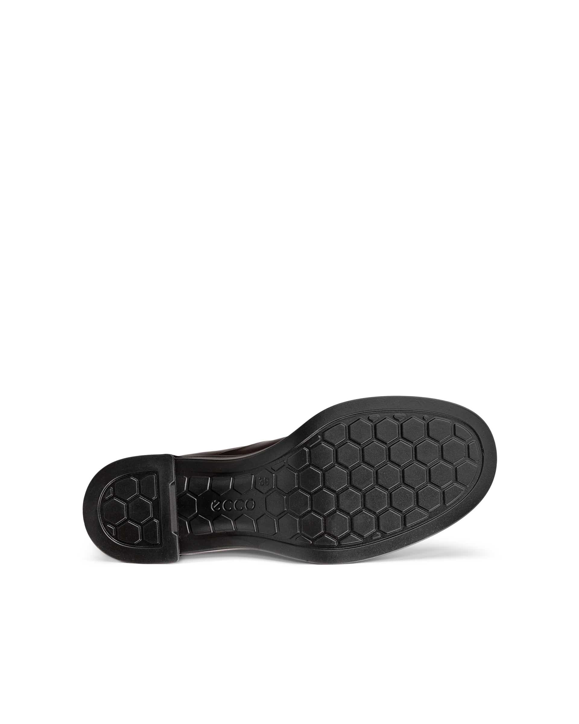 ECCO® METROPOLE SEOUL 45 bottes hautes en cuir pour femme - Marron - Sole