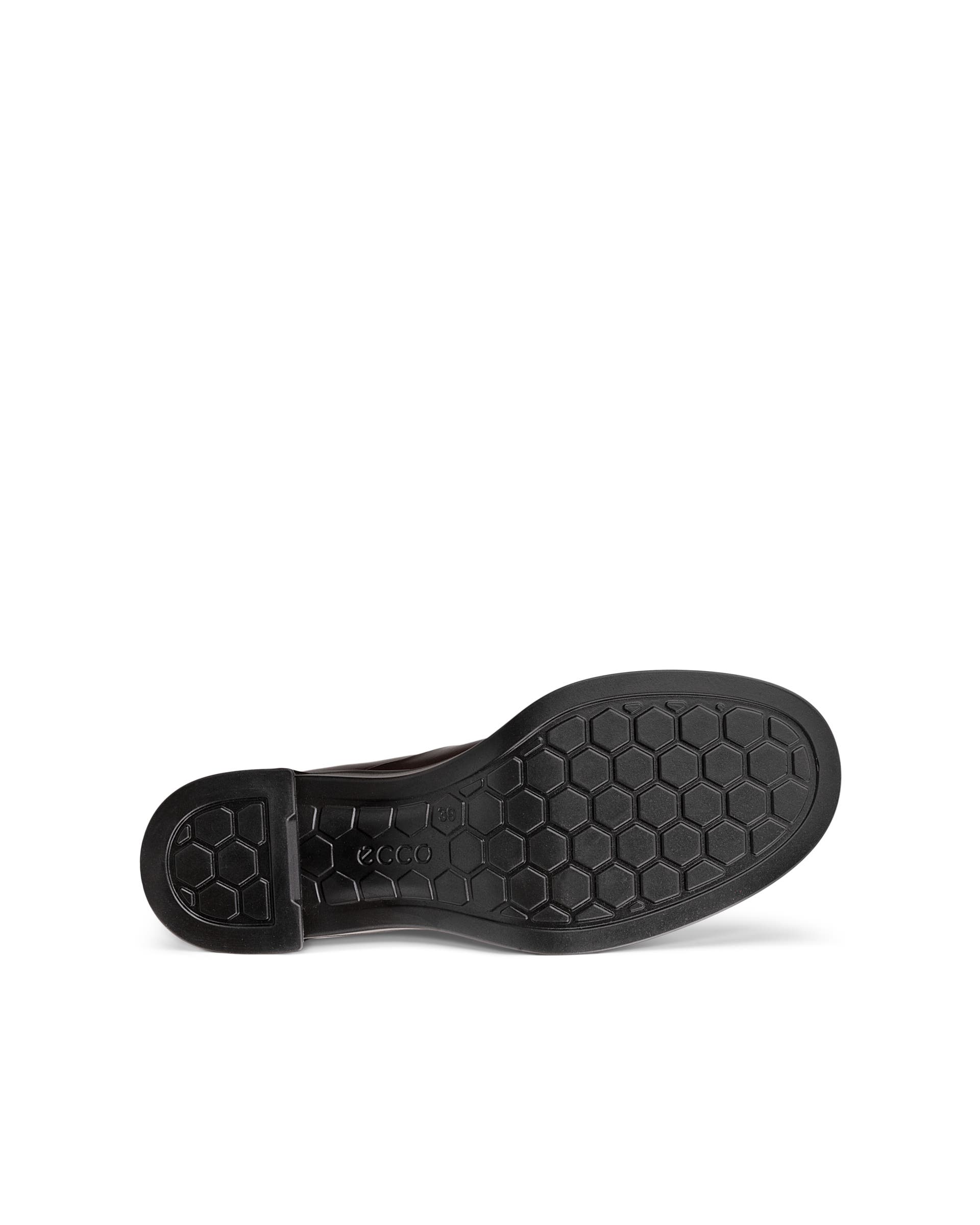 ECCO® METROPOLE SEOUL 45 bottes hautes en cuir pour femme - Marron - Sole